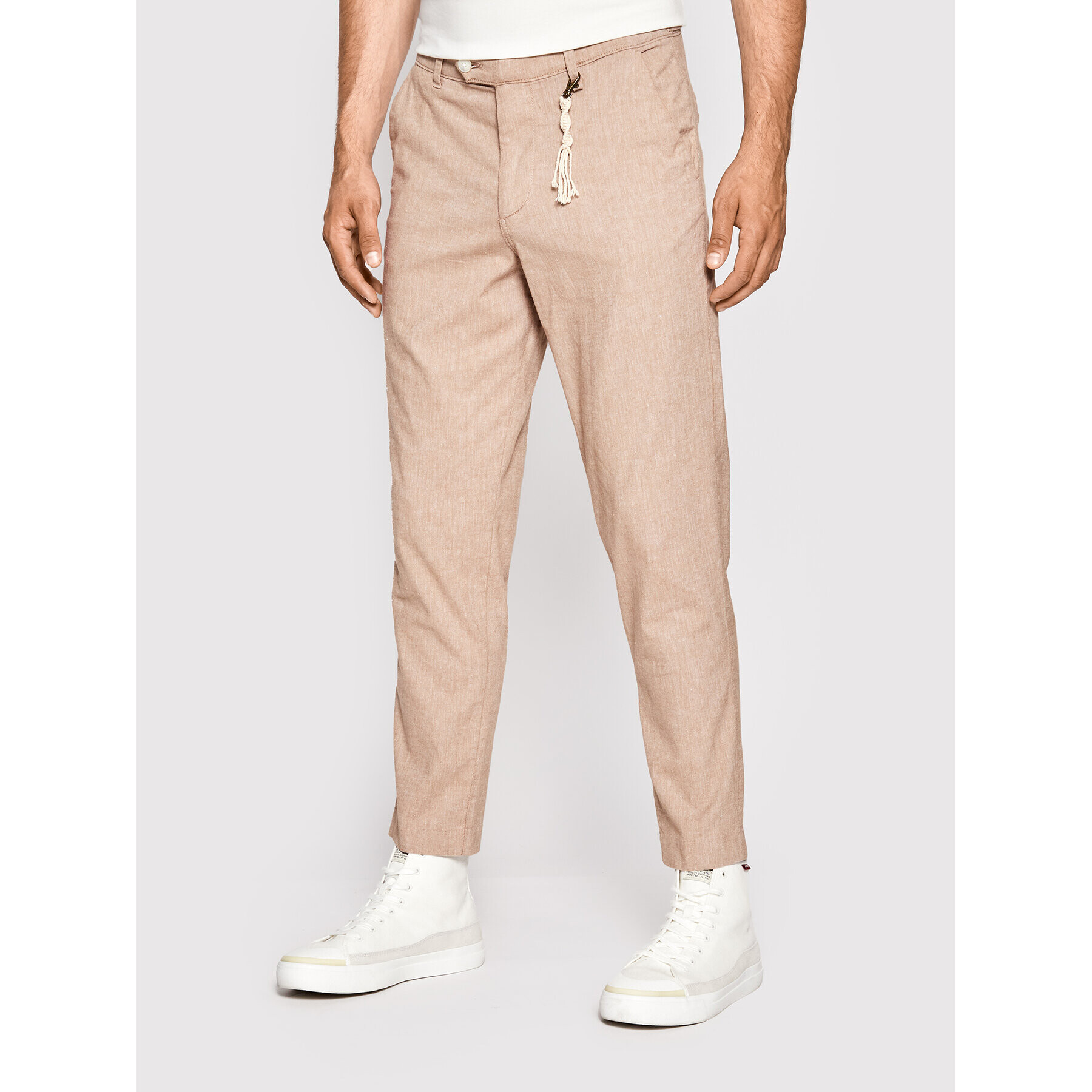 Jack&Jones Текстилни панталони Stace 12210120 Бежов Regular Fit - Pepit.bg