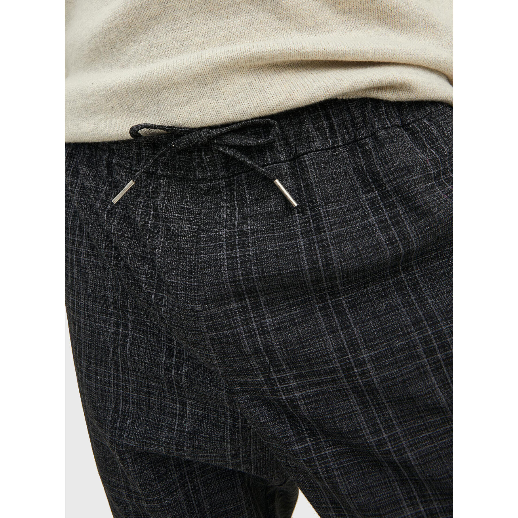Jack&Jones Текстилни панталони Stace 12212970 Сив Regular Fit - Pepit.bg