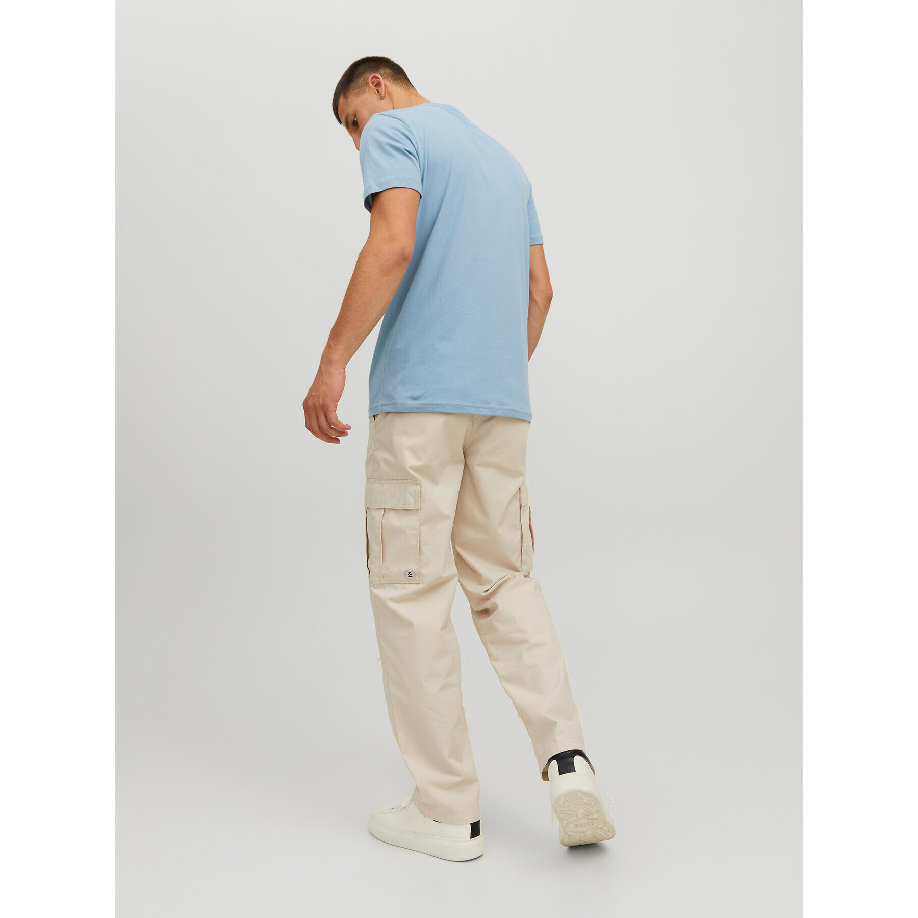 Jack&Jones Тишърт Logan 12228078 Син Standard Fit - Pepit.bg