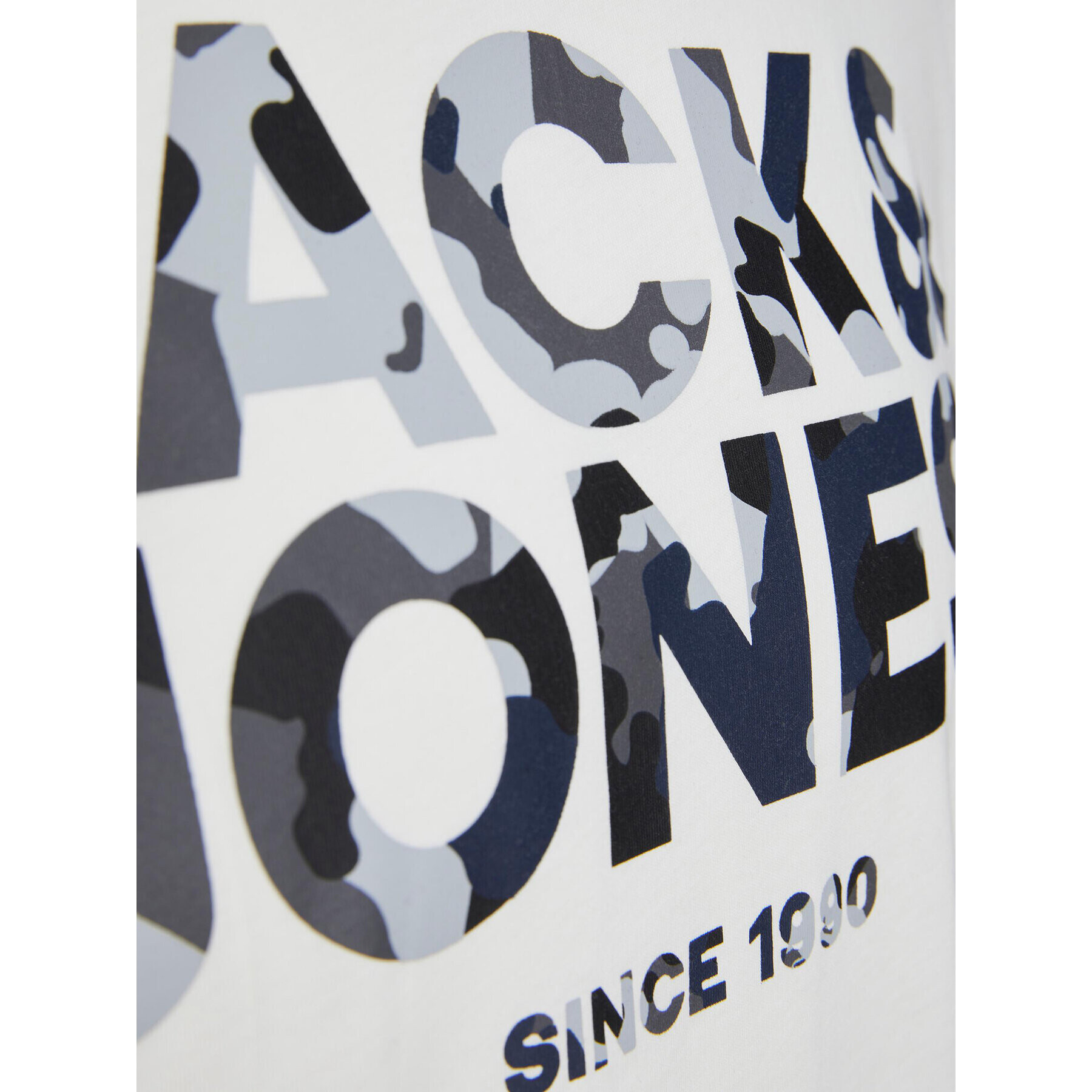 Jack&Jones Тишърт 12235189 Бял Regular Fit - Pepit.bg