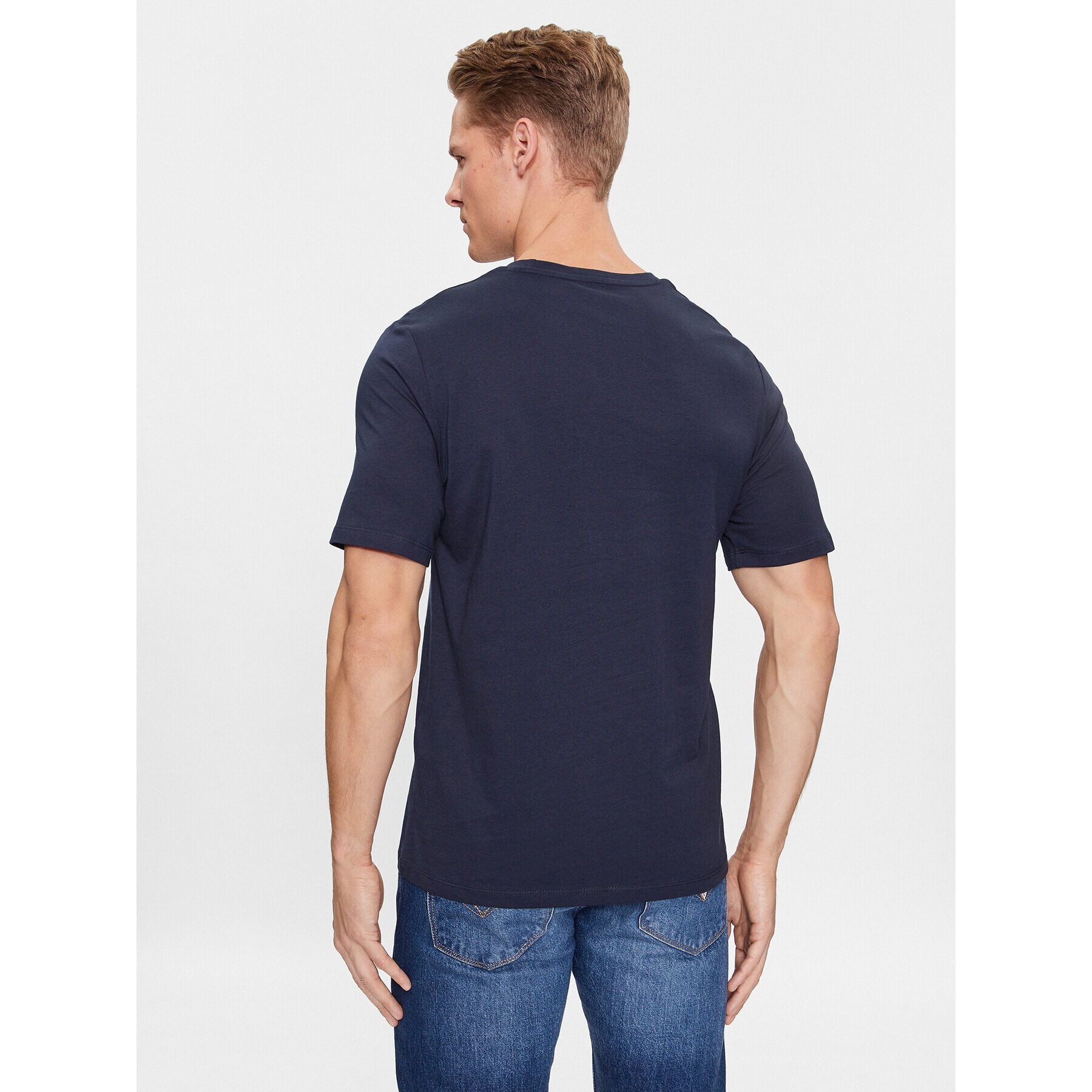Jack&Jones Тишърт 12246605 Тъмносин Standard Fit - Pepit.bg