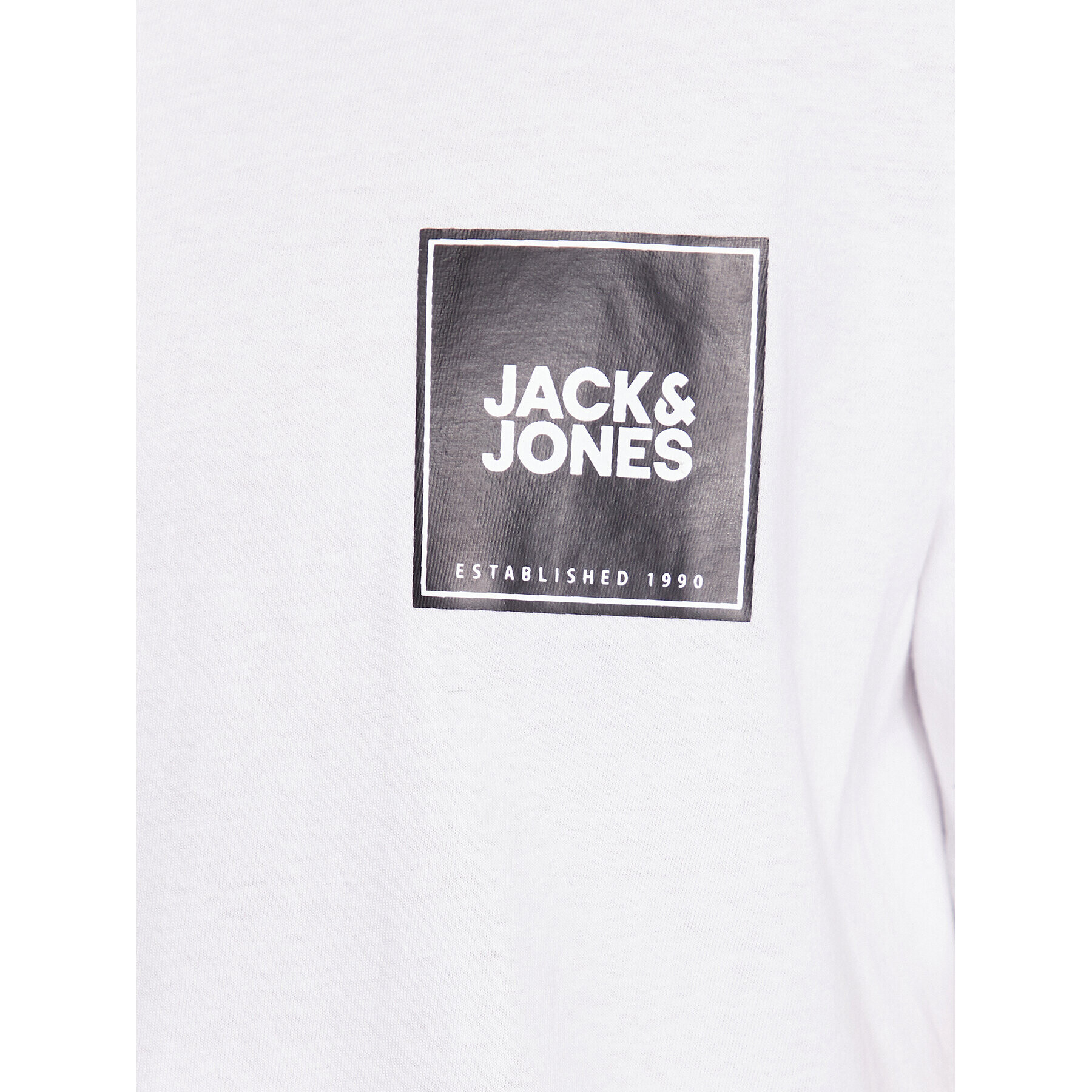 Jack&Jones Тишърт 12252004 Бял Regular Fit - Pepit.bg