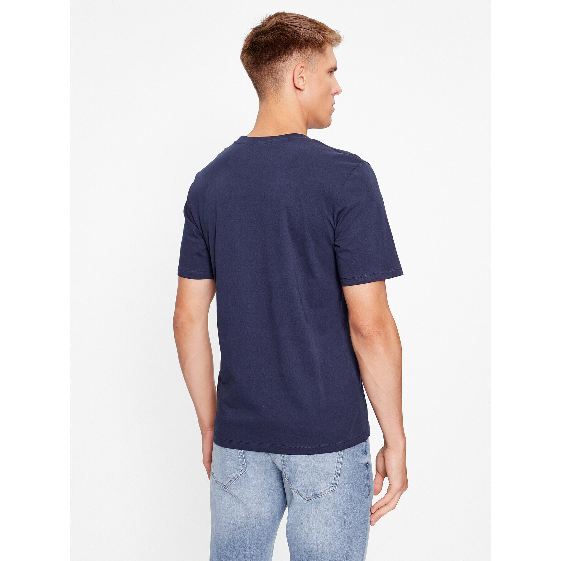 Jack&Jones Тишърт 12252004 Тъмносин Regular Fit - Pepit.bg