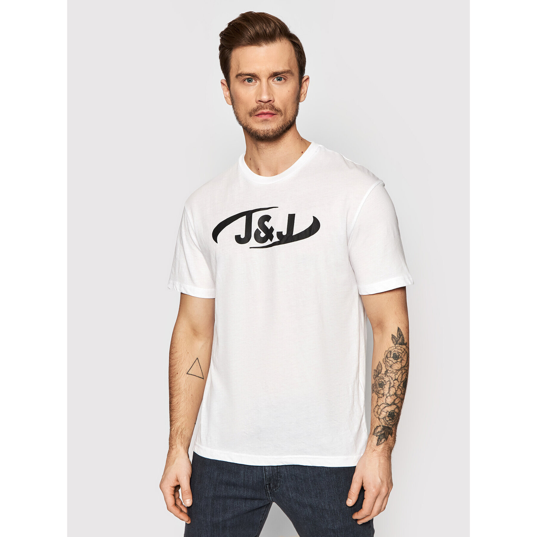 Jack&Jones Тишърт Air 12205220 Бял Relaxed Fit - Pepit.bg