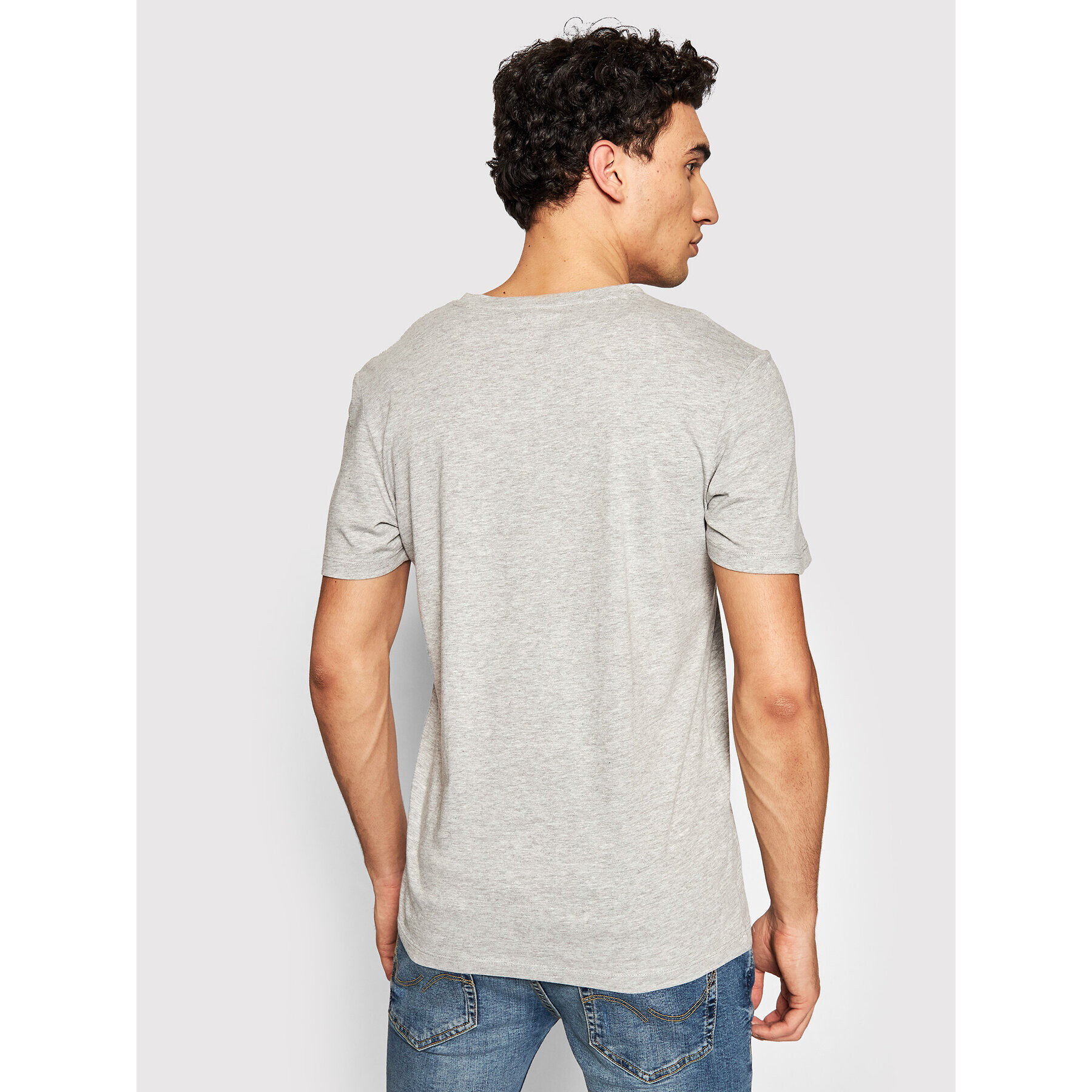 Jack&Jones Тишърт Azure 12189032 Сив Regular Fit - Pepit.bg