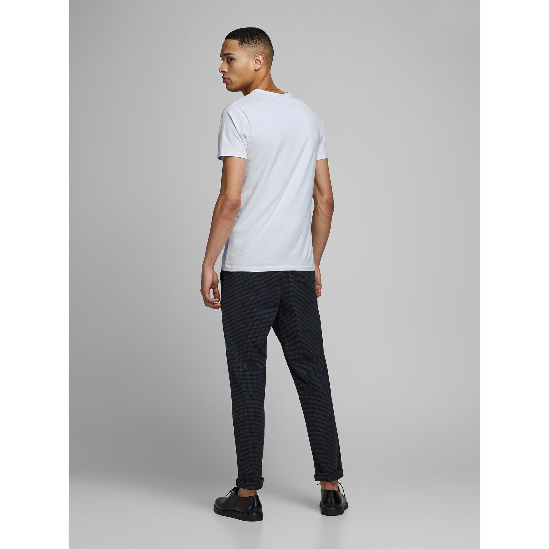 Jack&Jones Тишърт Basic 12058529 Бял Stretch Fit - Pepit.bg