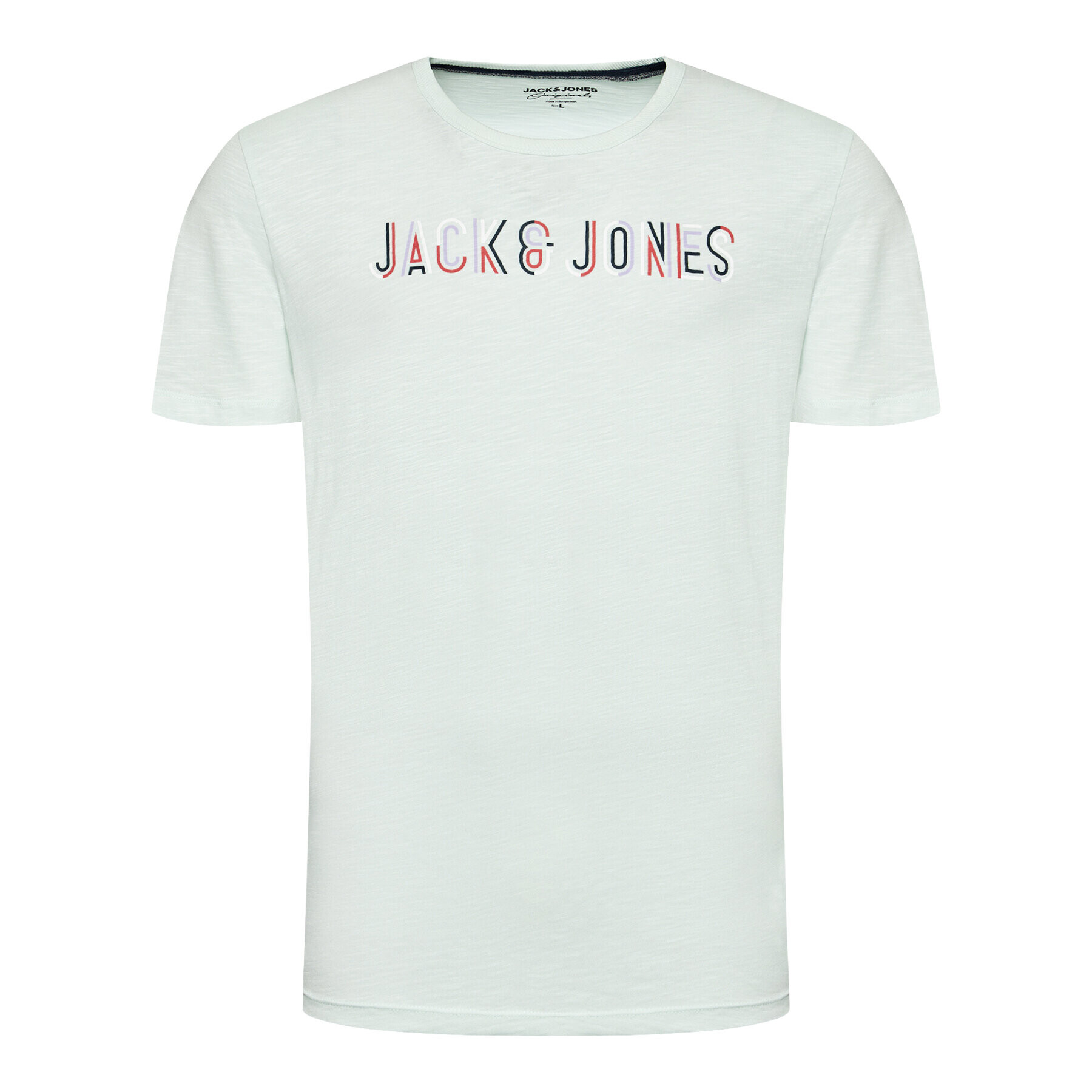 Jack&Jones Тишърт Beachs 12191168 Зелен Regular Fit - Pepit.bg