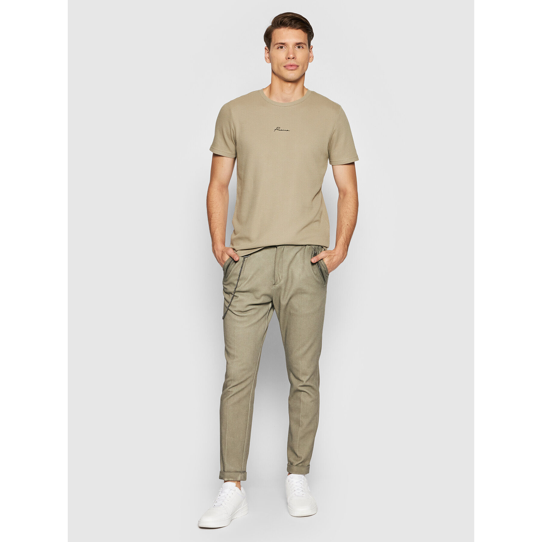 Jack&Jones PREMIUM Тишърт Blafranco 12175825 Зелен Regular Fit - Pepit.bg
