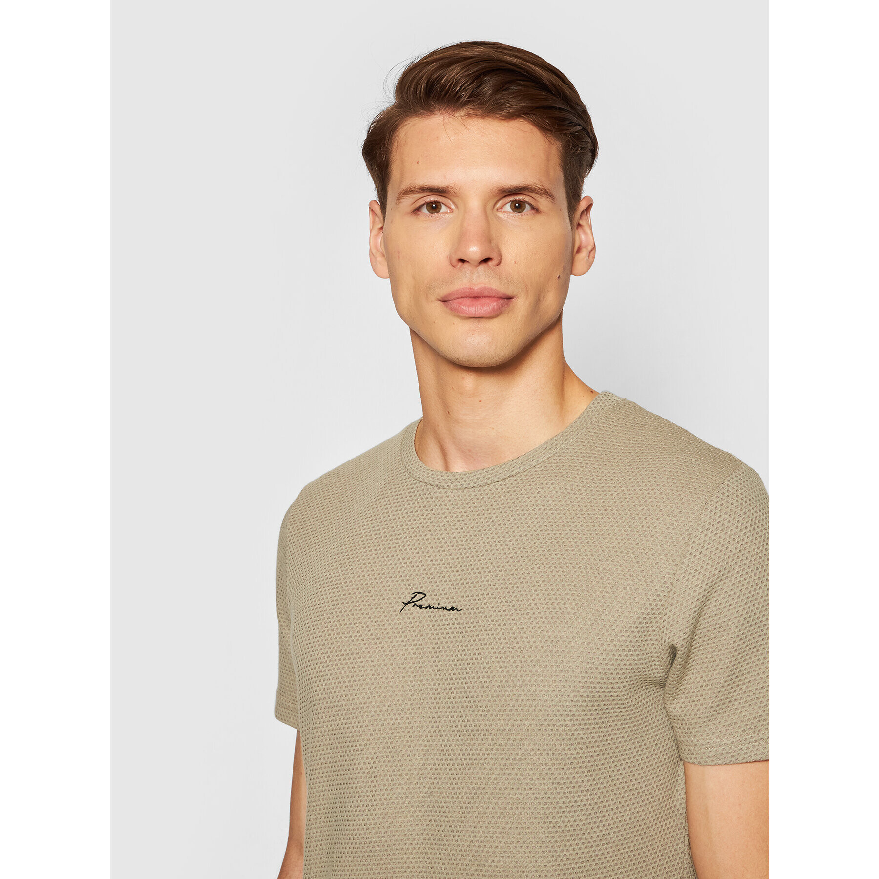 Jack&Jones PREMIUM Тишърт Blafranco 12175825 Зелен Regular Fit - Pepit.bg