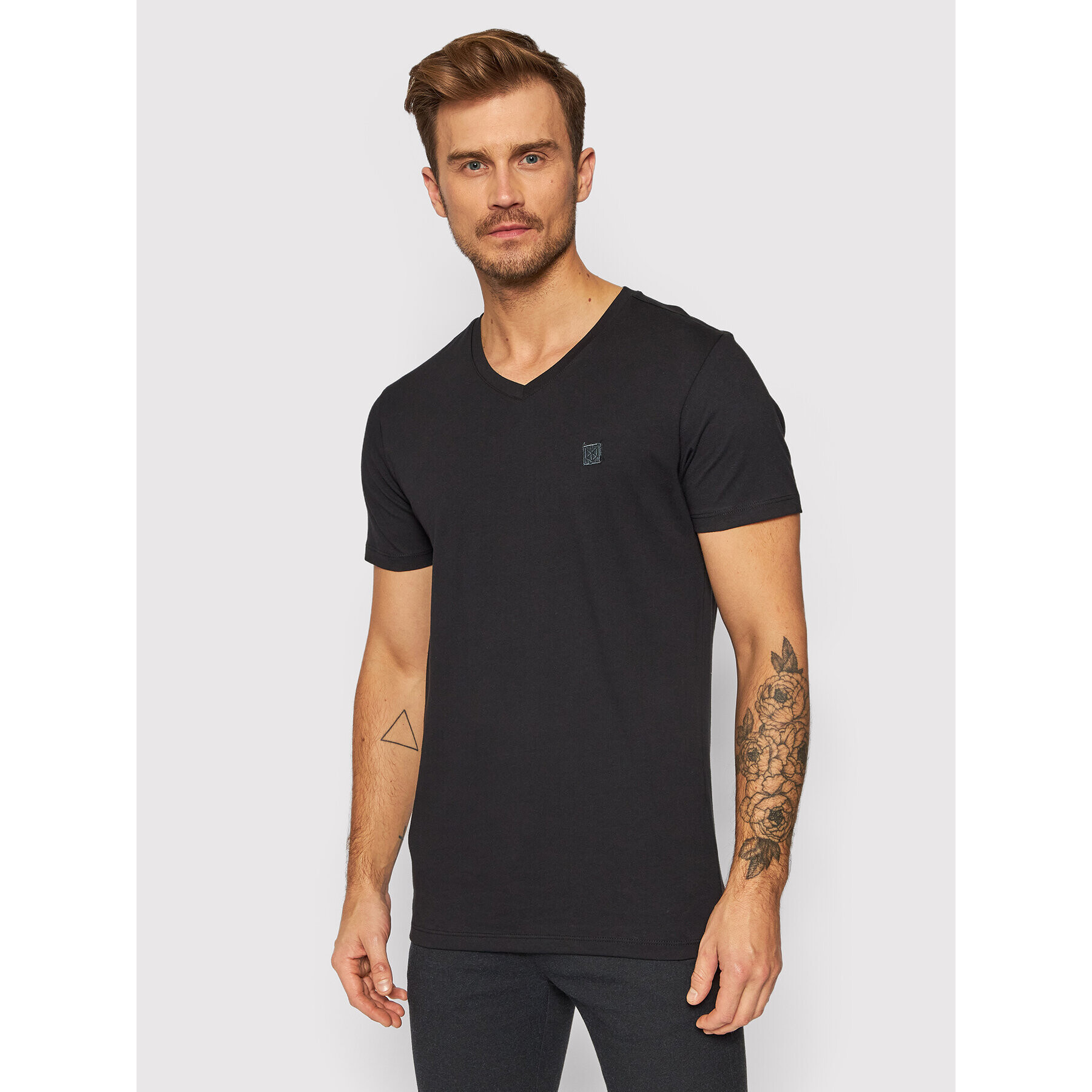 Jack&Jones PREMIUM Тишърт Blafrontier 12197633 Черен Regular Fit - Pepit.bg