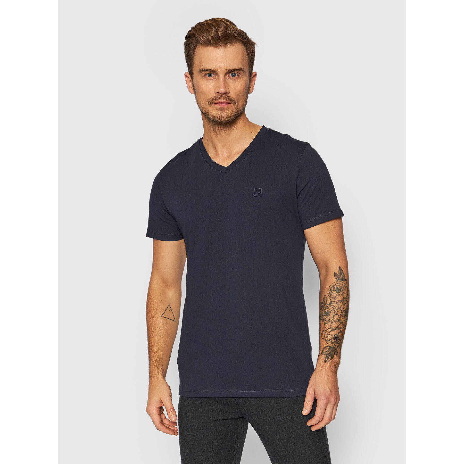 Jack&Jones PREMIUM Тишърт Blafrontier 12197633 Тъмносин Regular Fit - Pepit.bg