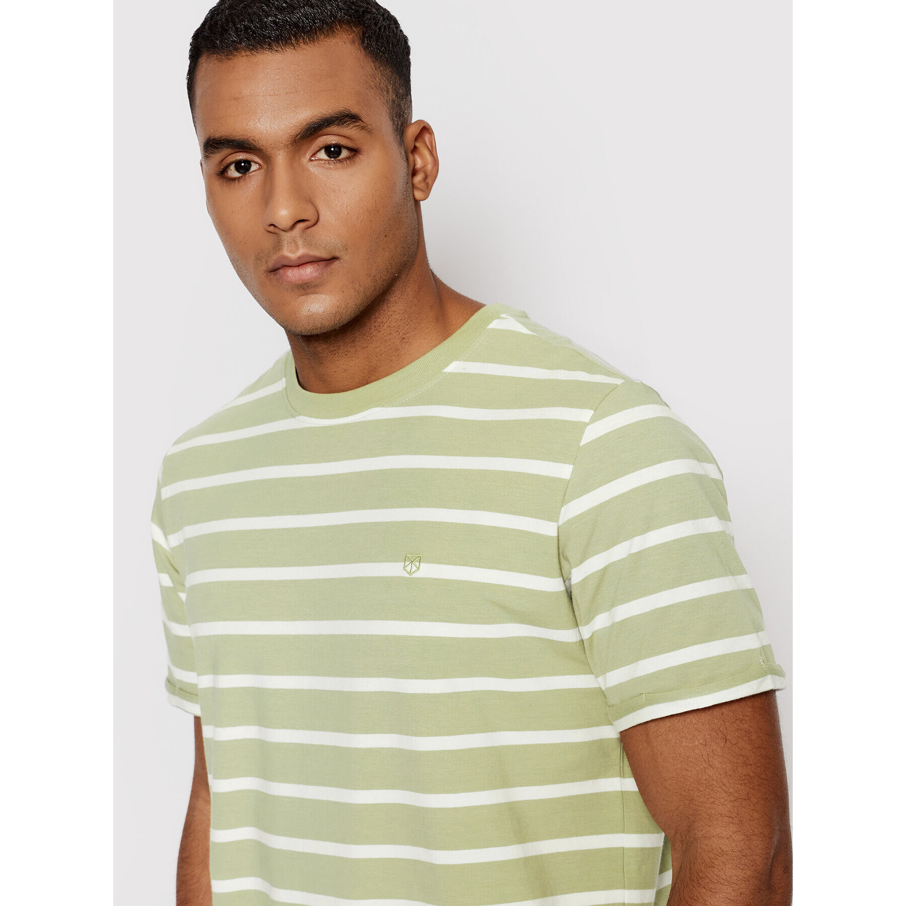 Jack&Jones Тишърт Blalogo Spring 12197322 Зелен Regular Fit - Pepit.bg