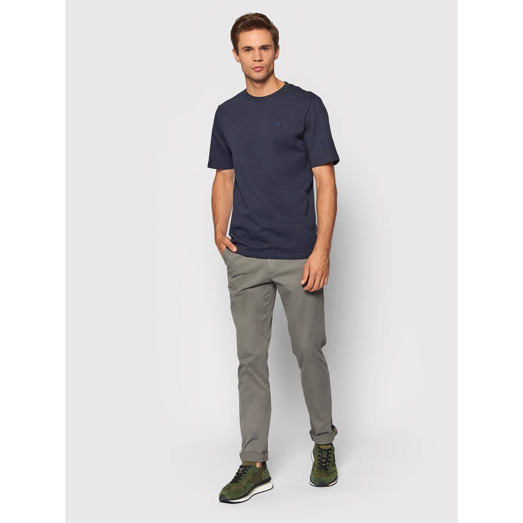 Jack&Jones PREMIUM Тишърт Blastudio 12188041 Тъмносин Regular Fit - Pepit.bg