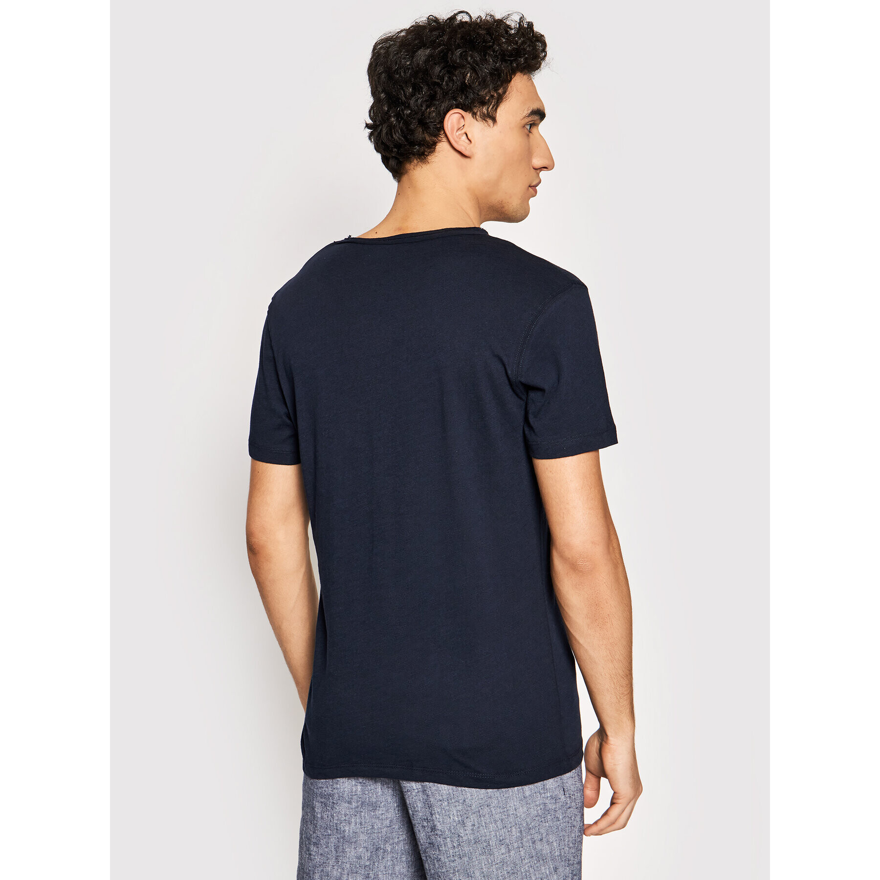 Jack&Jones PREMIUM Тишърт Bluvance 12185027 Тъмносин Regular Fit - Pepit.bg