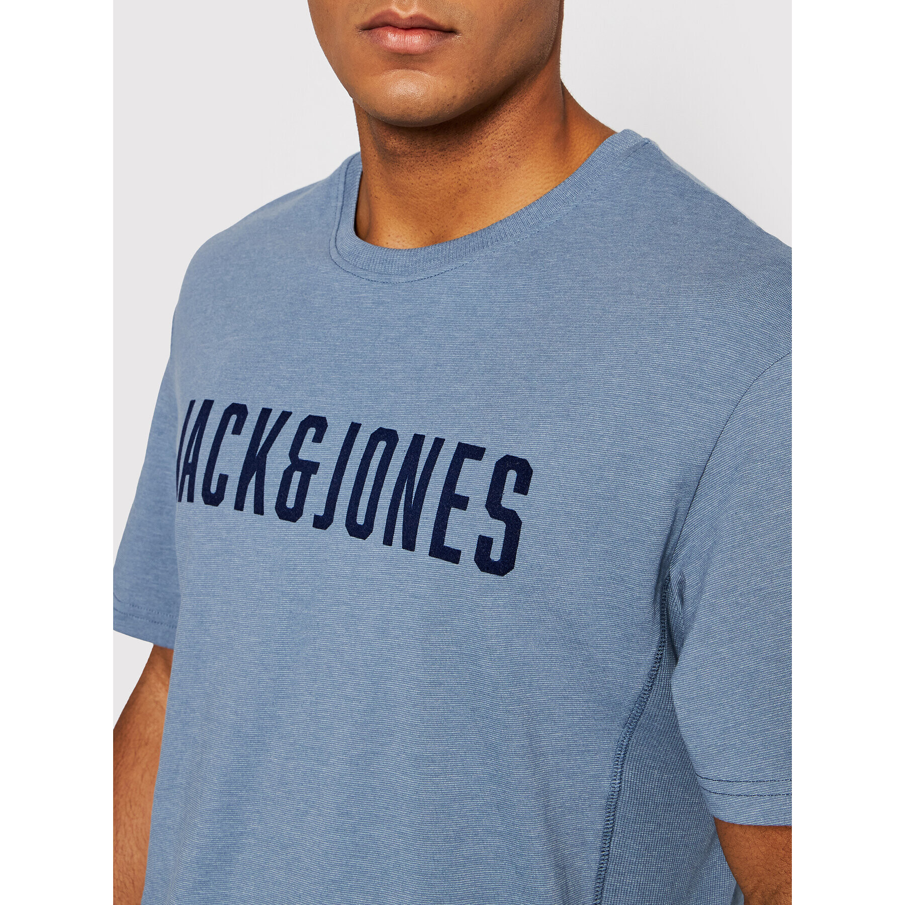 Jack&Jones Тишърт Brice 12198006 Син Relaxed Fit - Pepit.bg