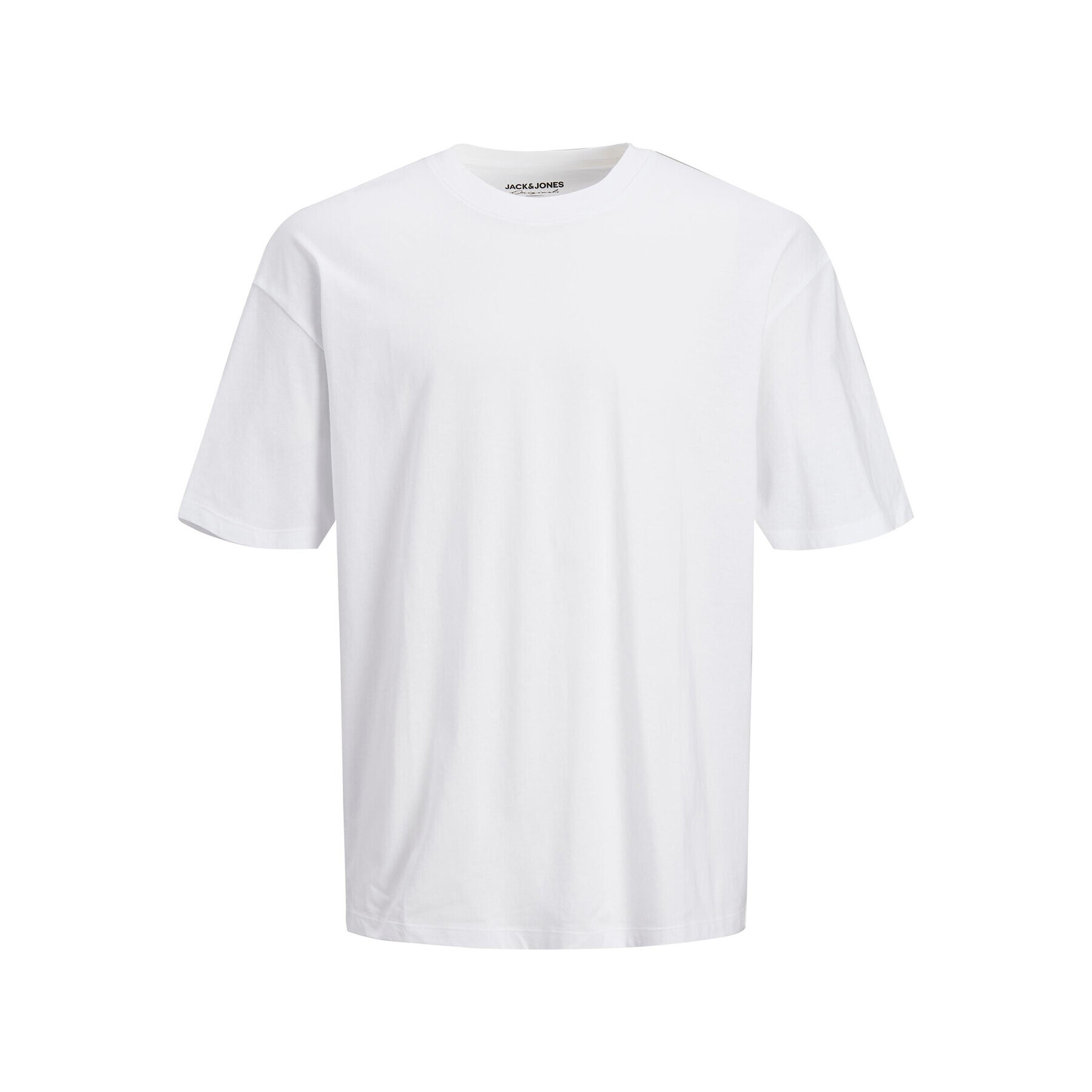 Jack&Jones Тишърт Brink 12185628 Бял Loose Fit - Pepit.bg