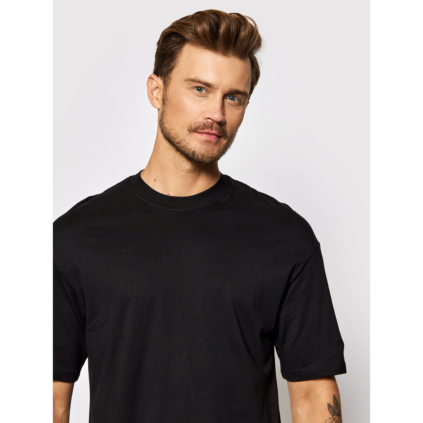 Jack&Jones Тишърт Brink 12185628 Черен Regular Fit - Pepit.bg