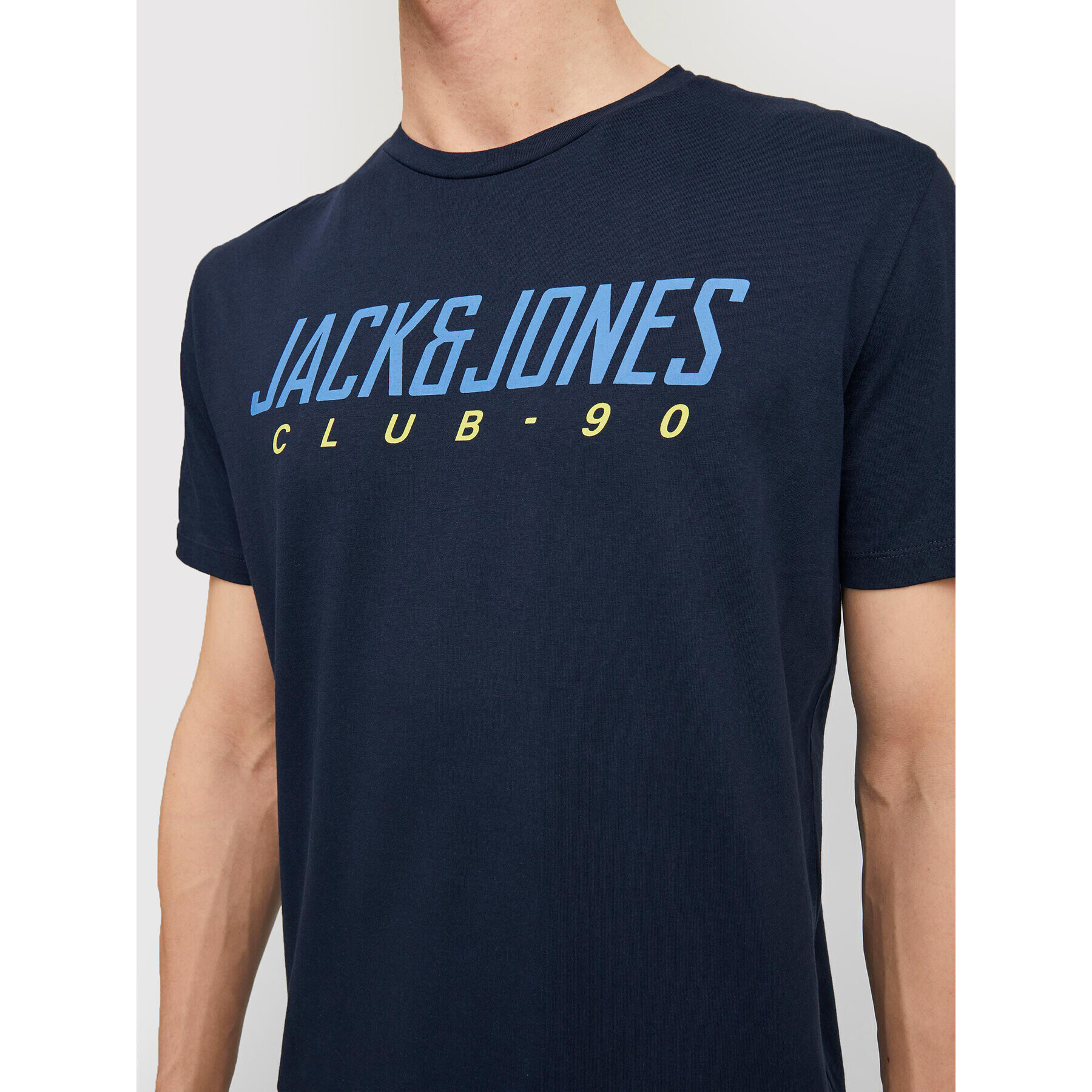 Jack&Jones Тишърт Club 12213761 Тъмносин Regular Fit - Pepit.bg