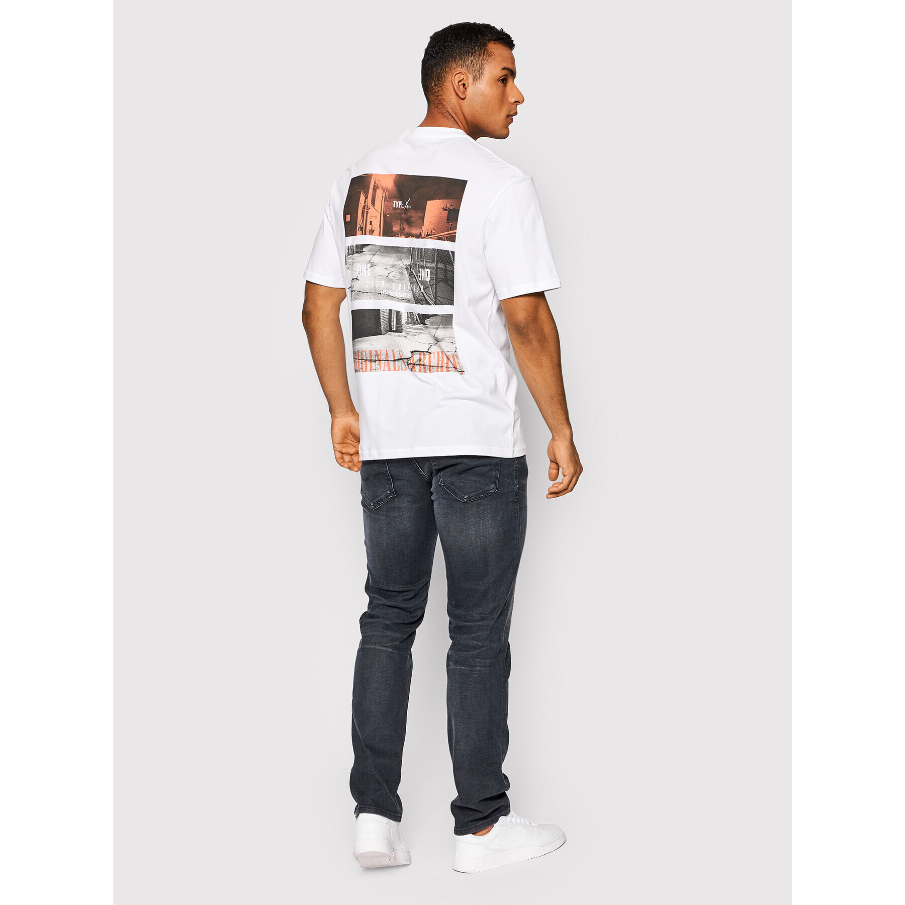 Jack&Jones Тишърт Comfort Photo 12205952 Бял Relaxed Fit - Pepit.bg