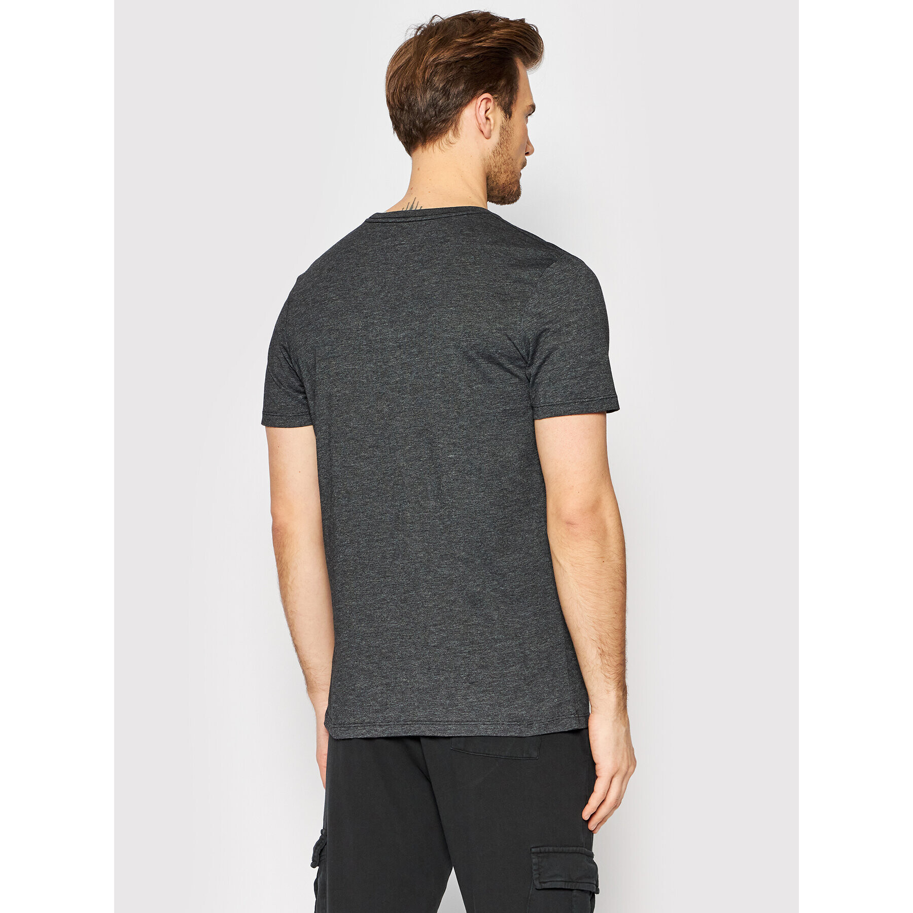 Jack&Jones Тишърт Connor 12205428 Сив Regular Fit - Pepit.bg