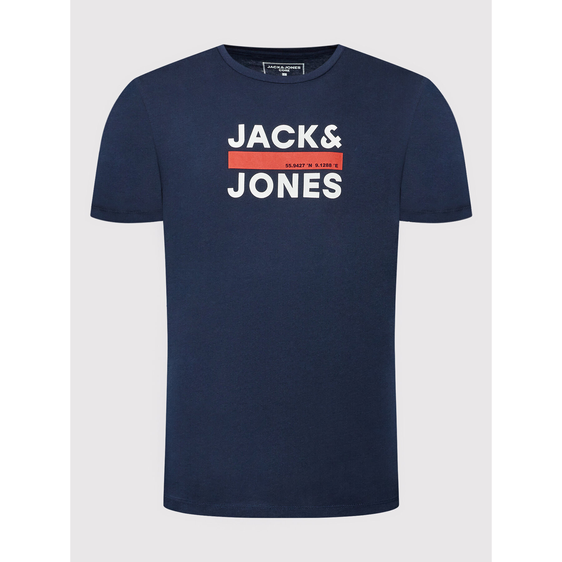 Jack&Jones Тишърт Dan 12213767 Тъмносин Regular Fit - Pepit.bg