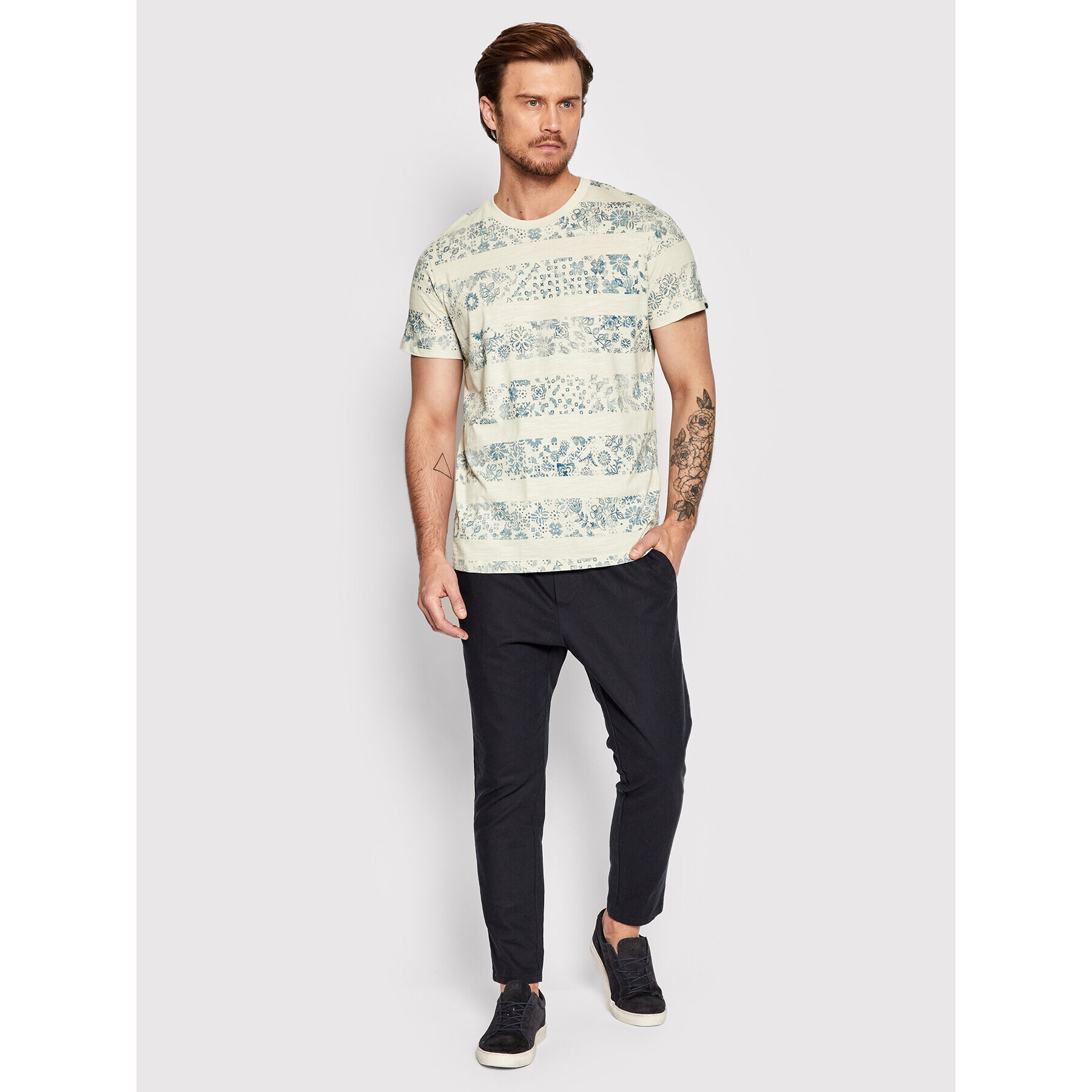 Jack&Jones PREMIUM Тишърт Drifter 12211068 Бежов Regular Fit - Pepit.bg