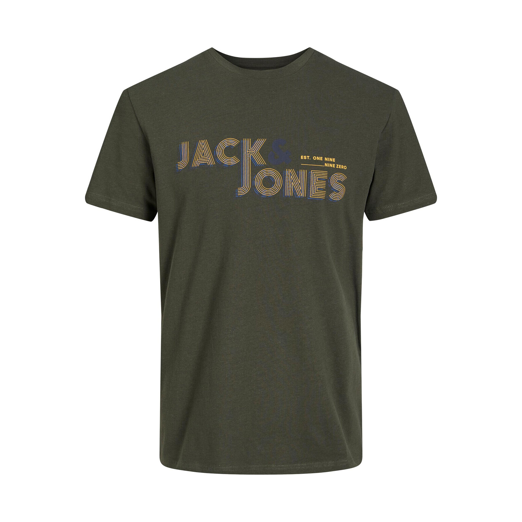 Jack&Jones Тишърт Friday 12219500 Зелен Regular Fit - Pepit.bg