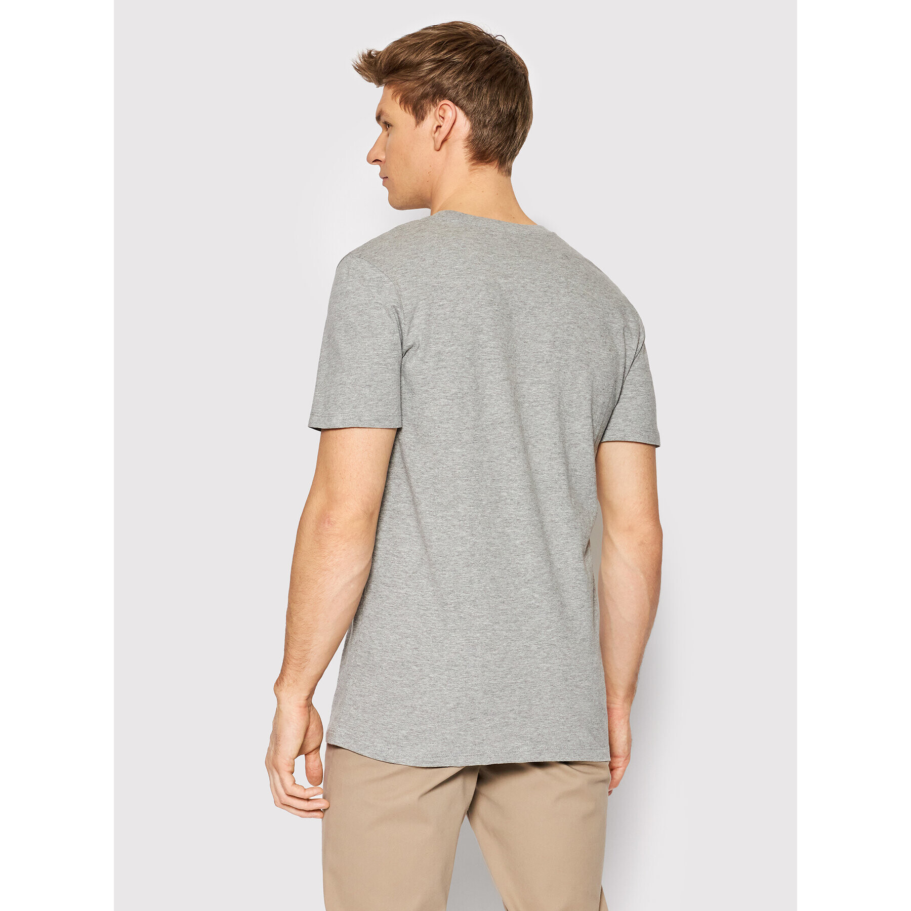 Jack&Jones Тишърт Jake 12208432 Сив Regular Fit - Pepit.bg