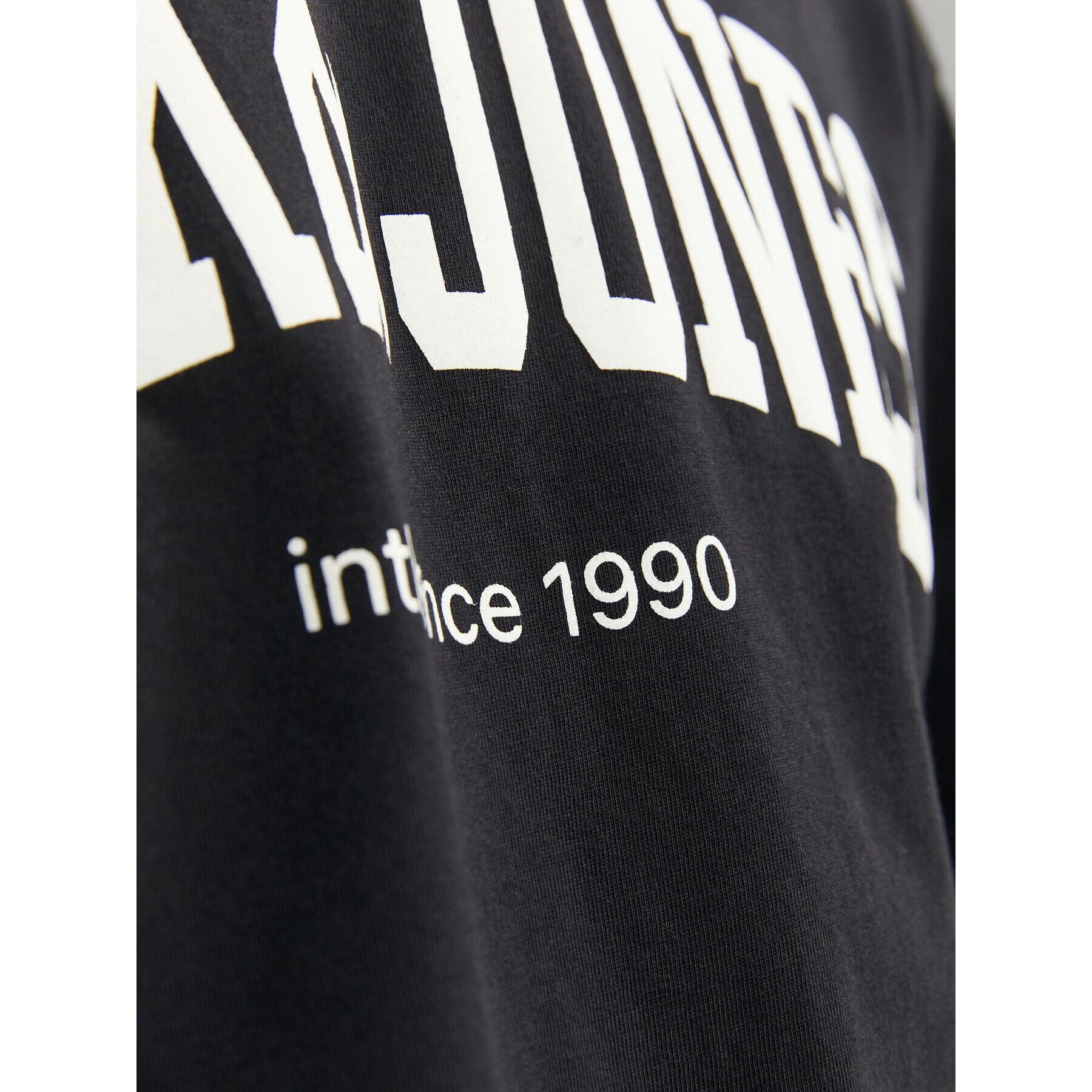 Jack&Jones Тишърт Josh 12236514 Черен Relaxed Fit - Pepit.bg