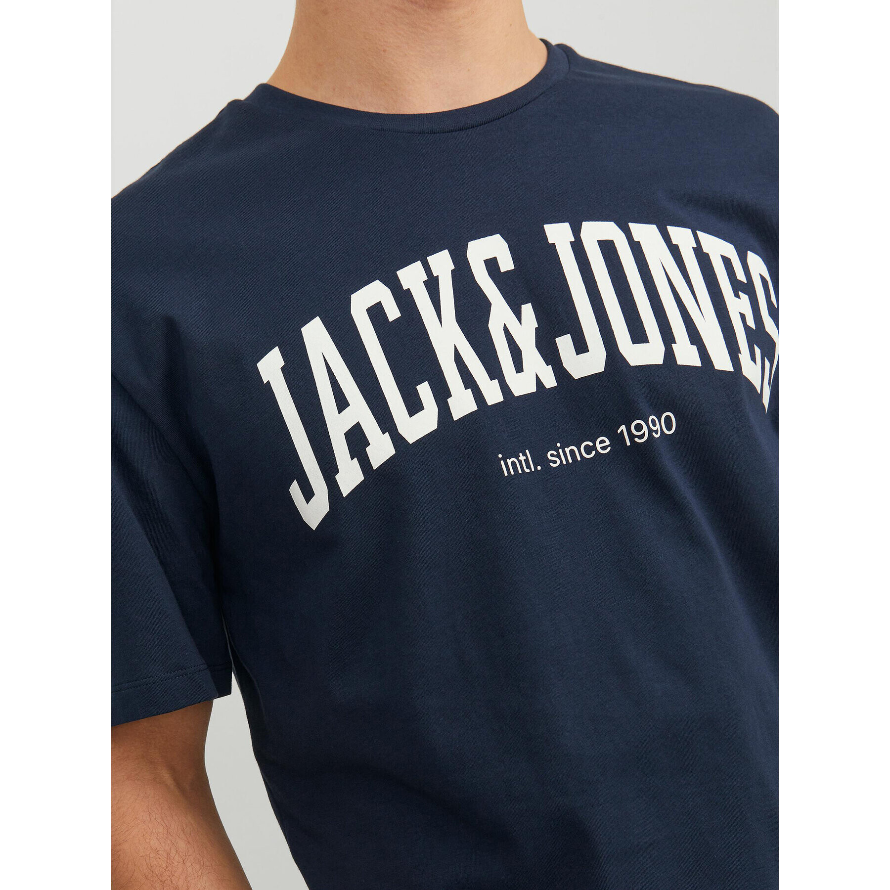 Jack&Jones Тишърт Josh 12236514 Тъмносин Relaxed Fit - Pepit.bg