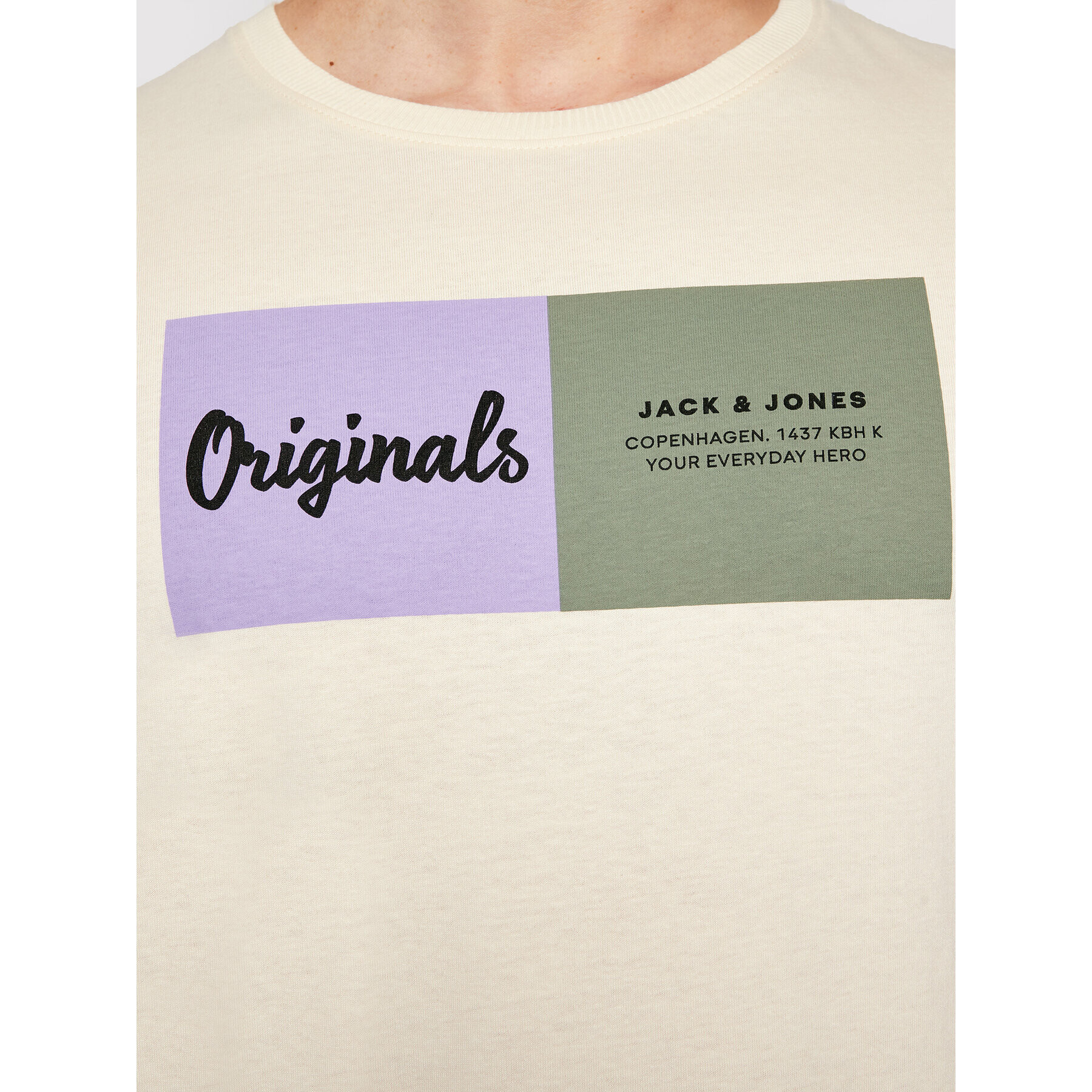 Jack&Jones Тишърт Joshua 12185595 Жълт Regular Fit - Pepit.bg