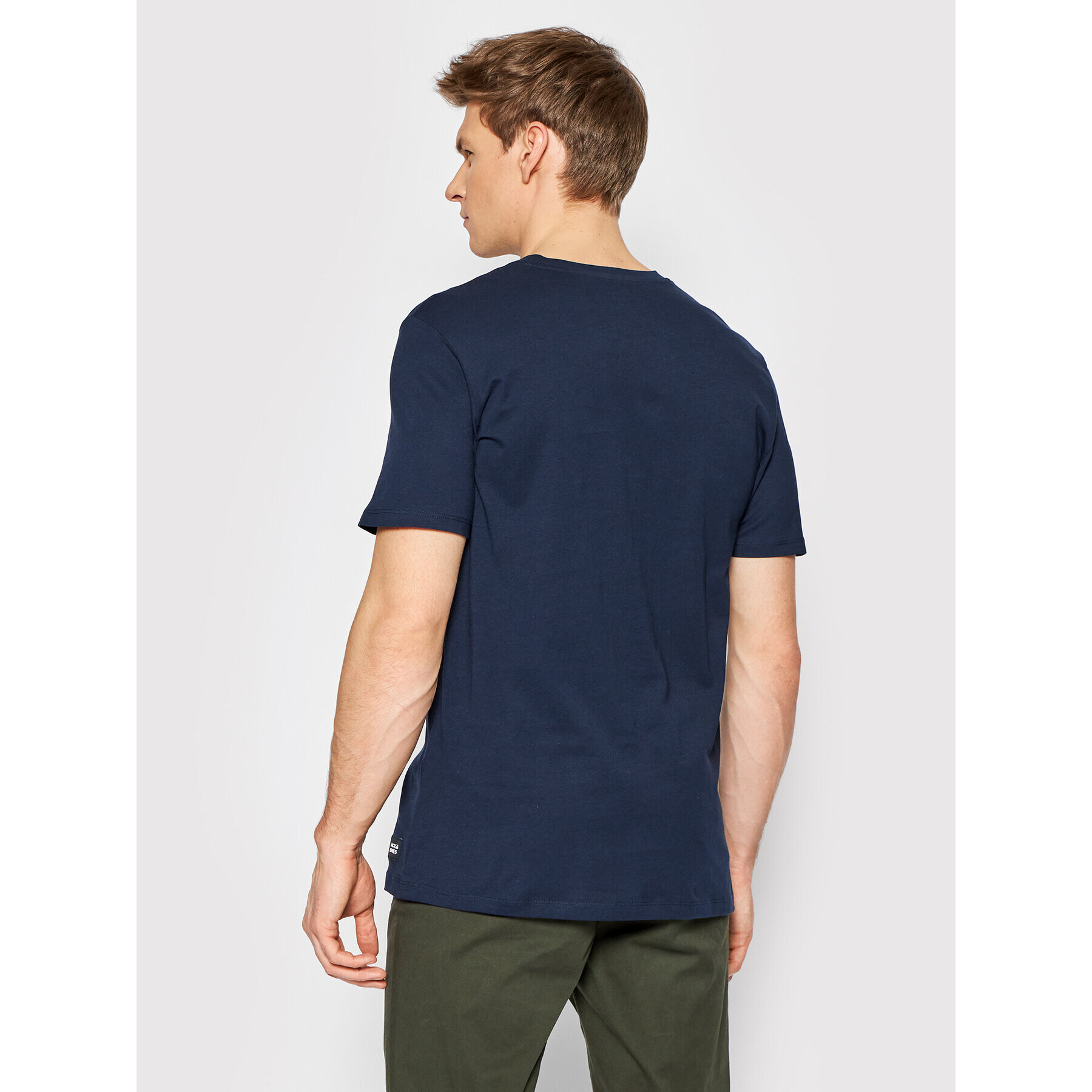 Jack&Jones Тишърт Logan 12204902 Тъмносин Regular Fit - Pepit.bg