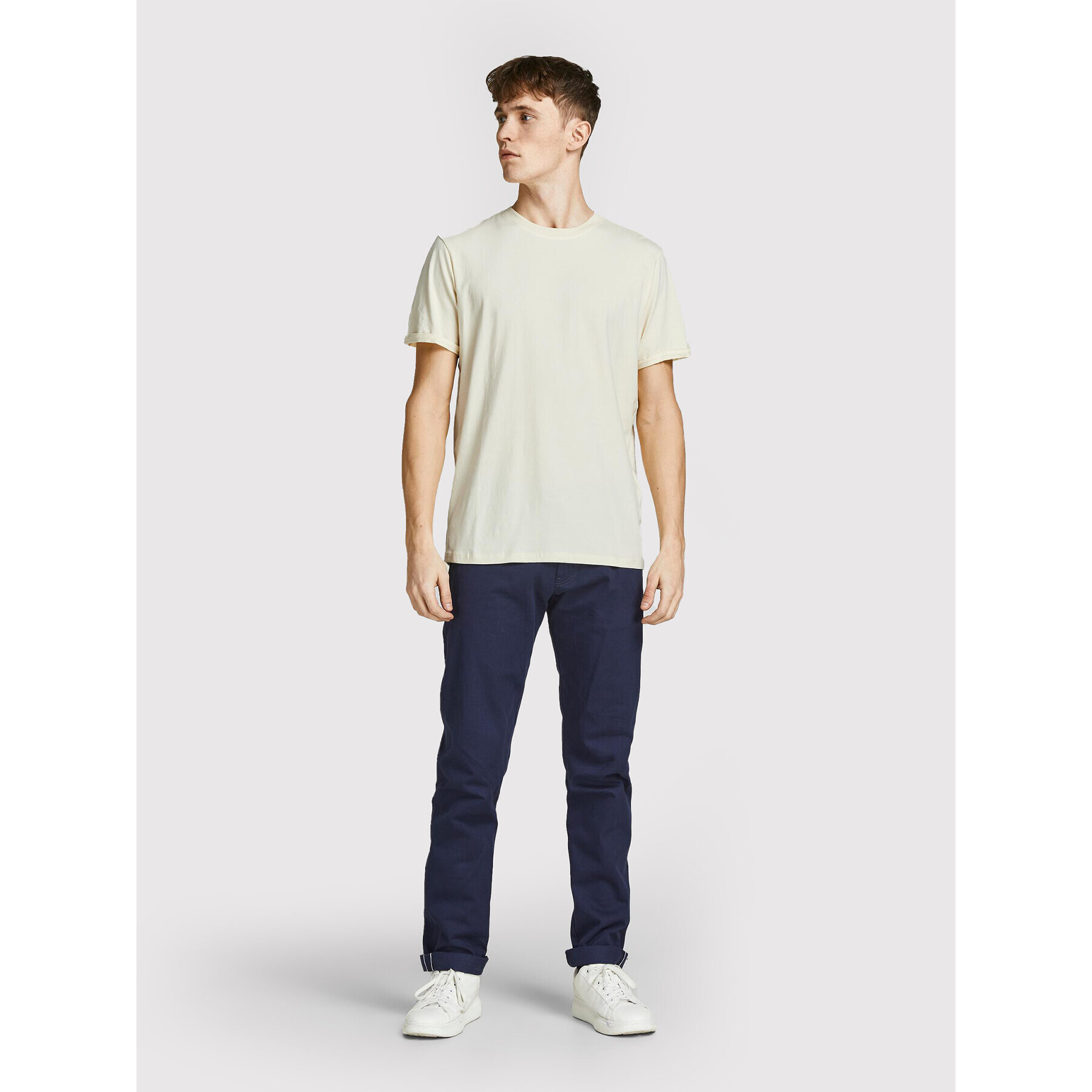 Jack&Jones PREMIUM Тишърт Logo 12183777 Жълт Regular Fit - Pepit.bg