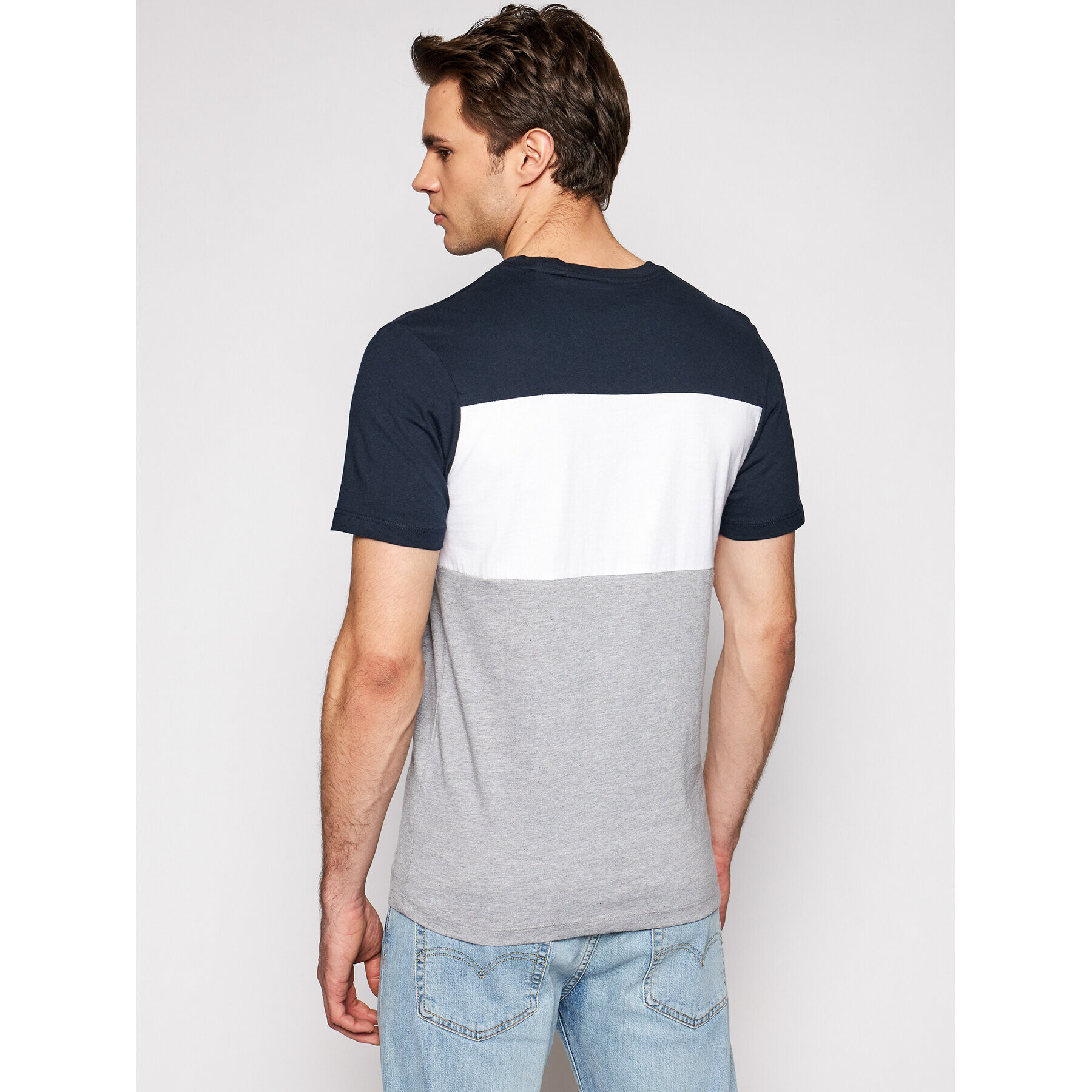 Jack&Jones Тишърт Logo Blocking 12173968 Цветен Slim Fit - Pepit.bg