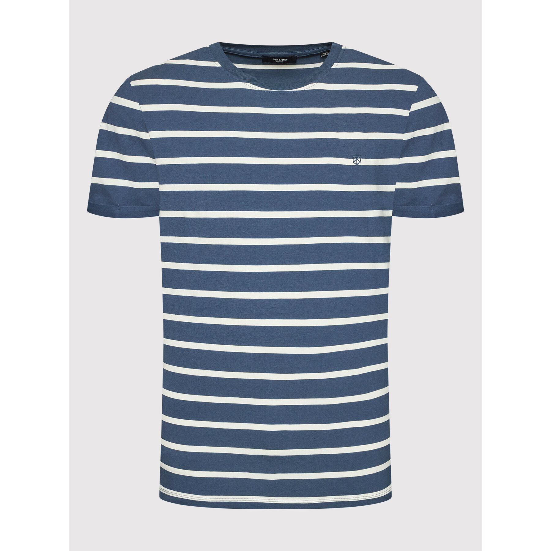 Jack&Jones PREMIUM Тишърт Logo Spring 12197322 Син Regular Fit - Pepit.bg