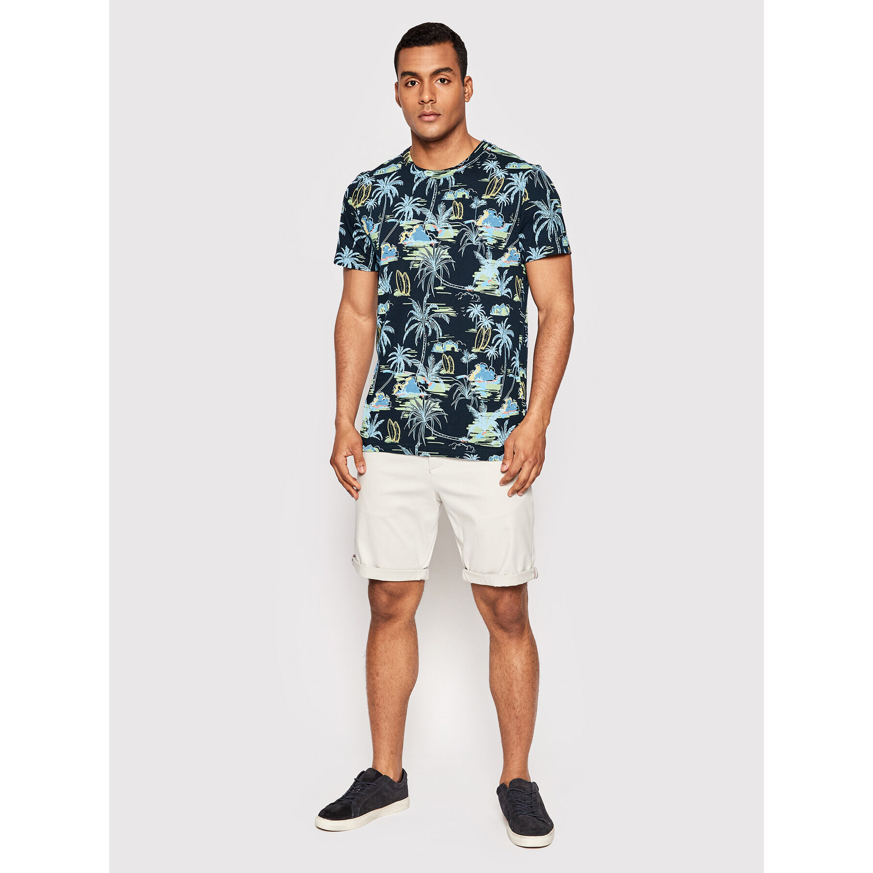 Jack&Jones Тишърт Malibu 12210113 Цветен Regular Fit - Pepit.bg