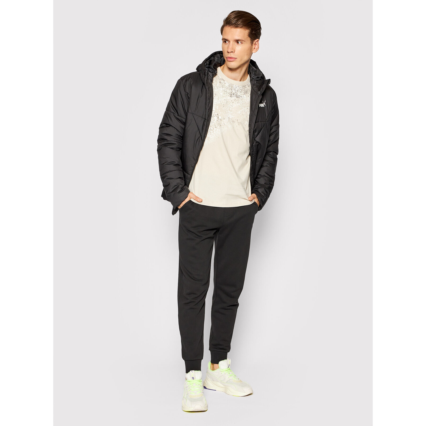 Jack&Jones Тишърт Nines 12192919 Бежов Relaxed Fit - Pepit.bg