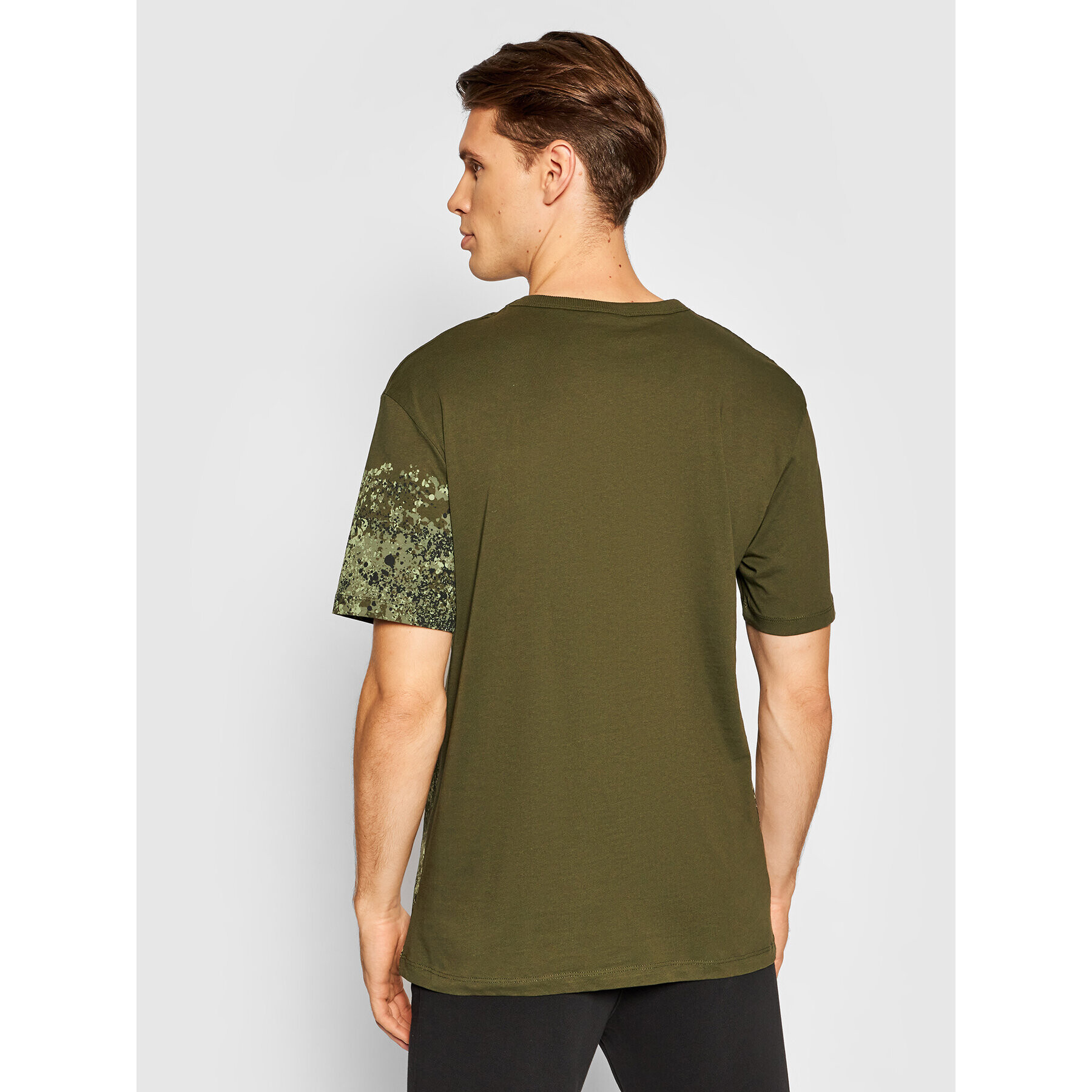 Jack&Jones Тишърт Nines 12192919 Зелен Relaxed Fit - Pepit.bg