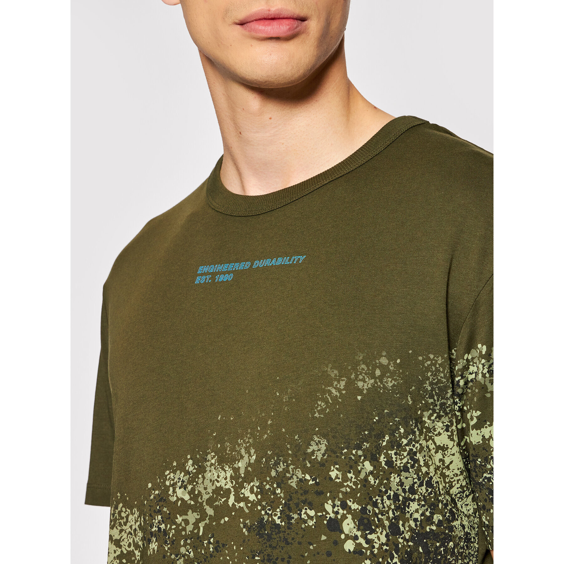 Jack&Jones Тишърт Nines 12192919 Зелен Relaxed Fit - Pepit.bg