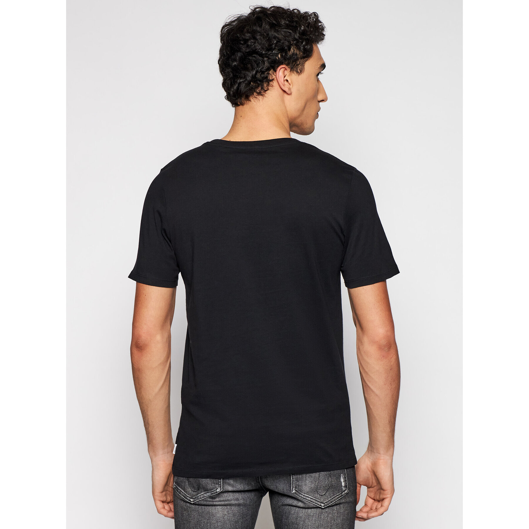 Jack&Jones Тишърт Orrganic Basic 12156101 Черен Slim Fit - Pepit.bg