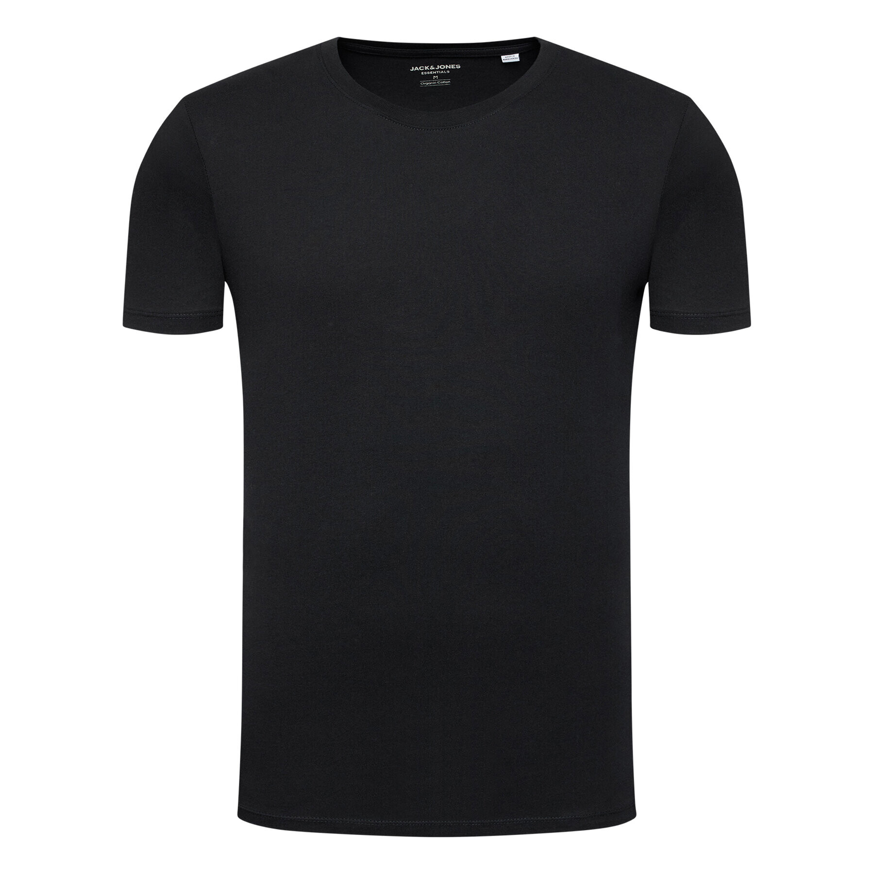 Jack&Jones Тишърт Orrganic Basic 12156101 Черен Slim Fit - Pepit.bg