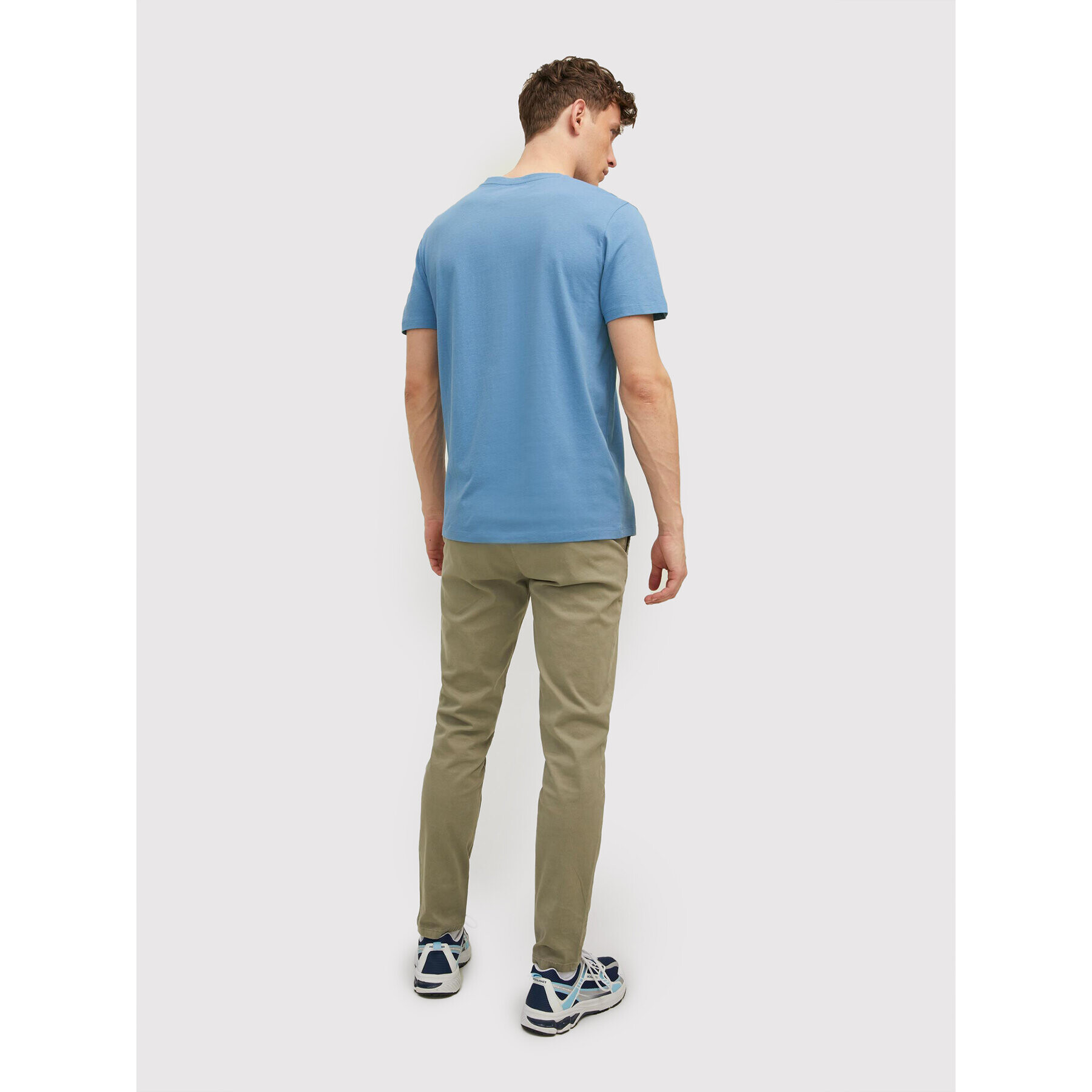 Jack&Jones Тишърт Phil 12213764 Син Regular Fit - Pepit.bg