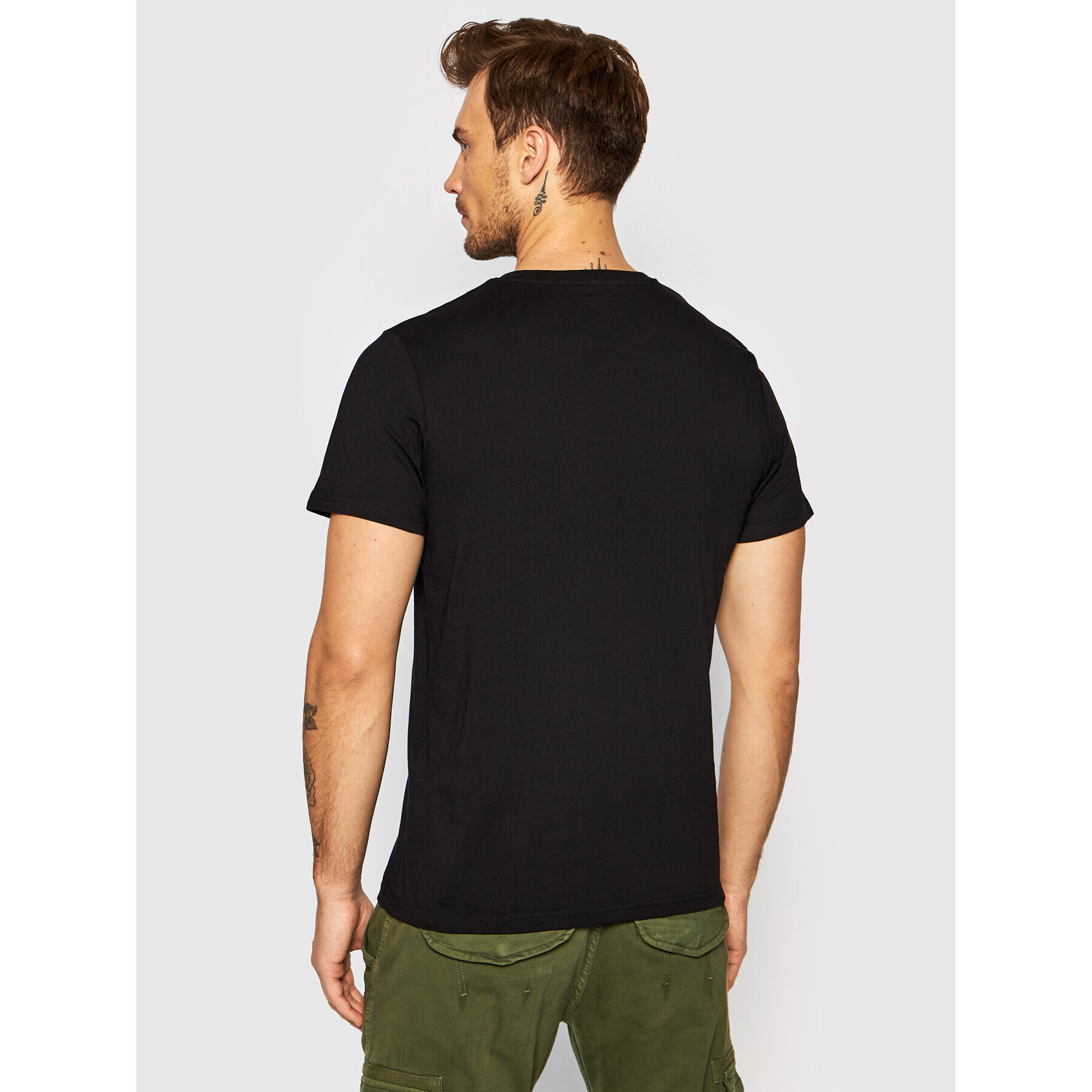 Jack&Jones Тишърт Poky 12193005 Черен Regular Fit - Pepit.bg