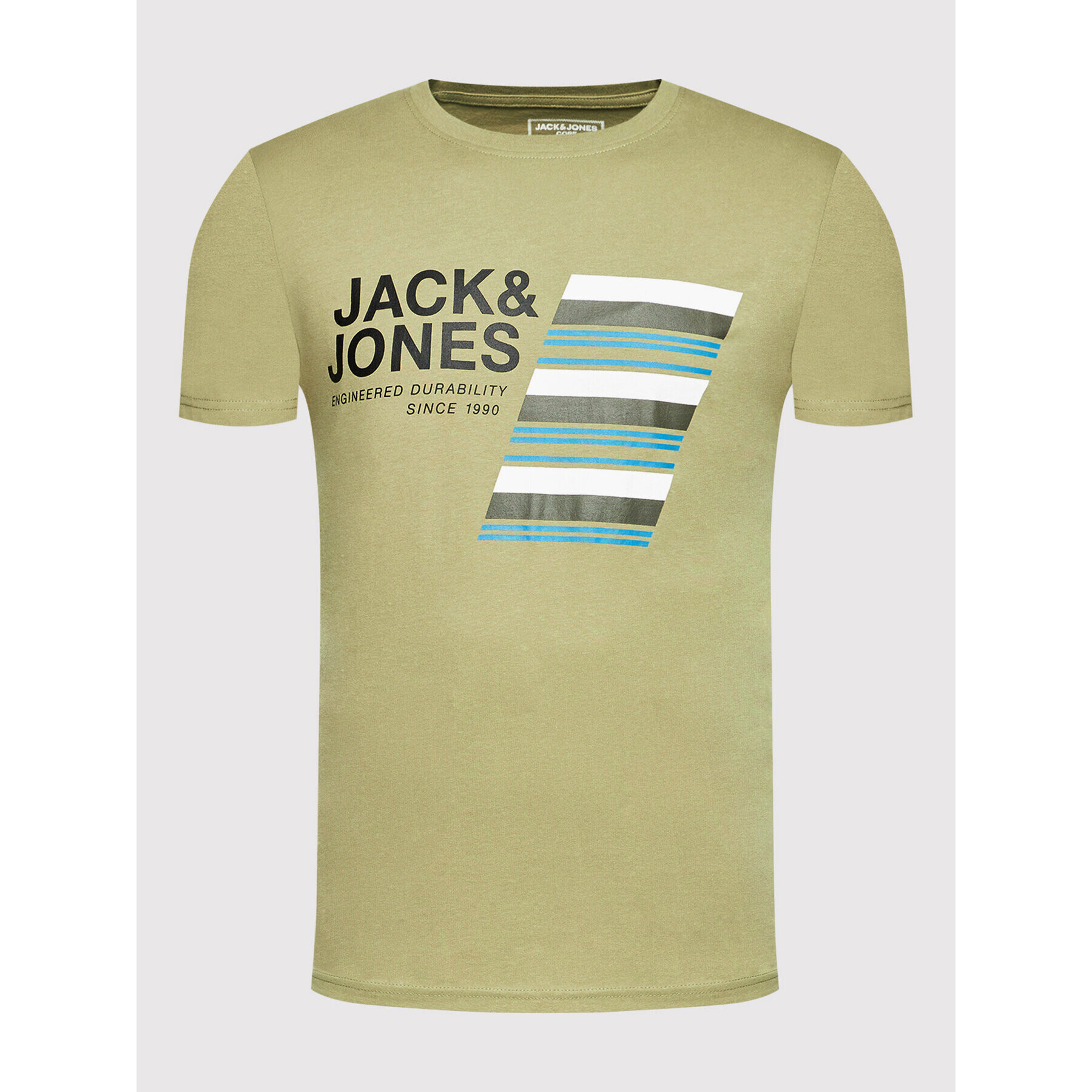 Jack&Jones Тишърт Rack 12198281 Зелен Regular Fit - Pepit.bg