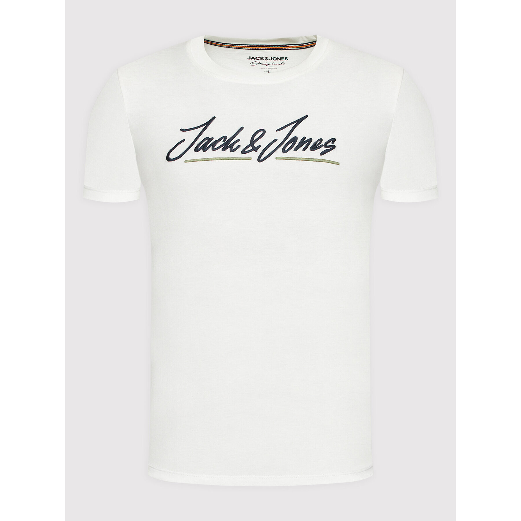 Jack&Jones Тишърт Tons 12205107 Бял Regular Fit - Pepit.bg