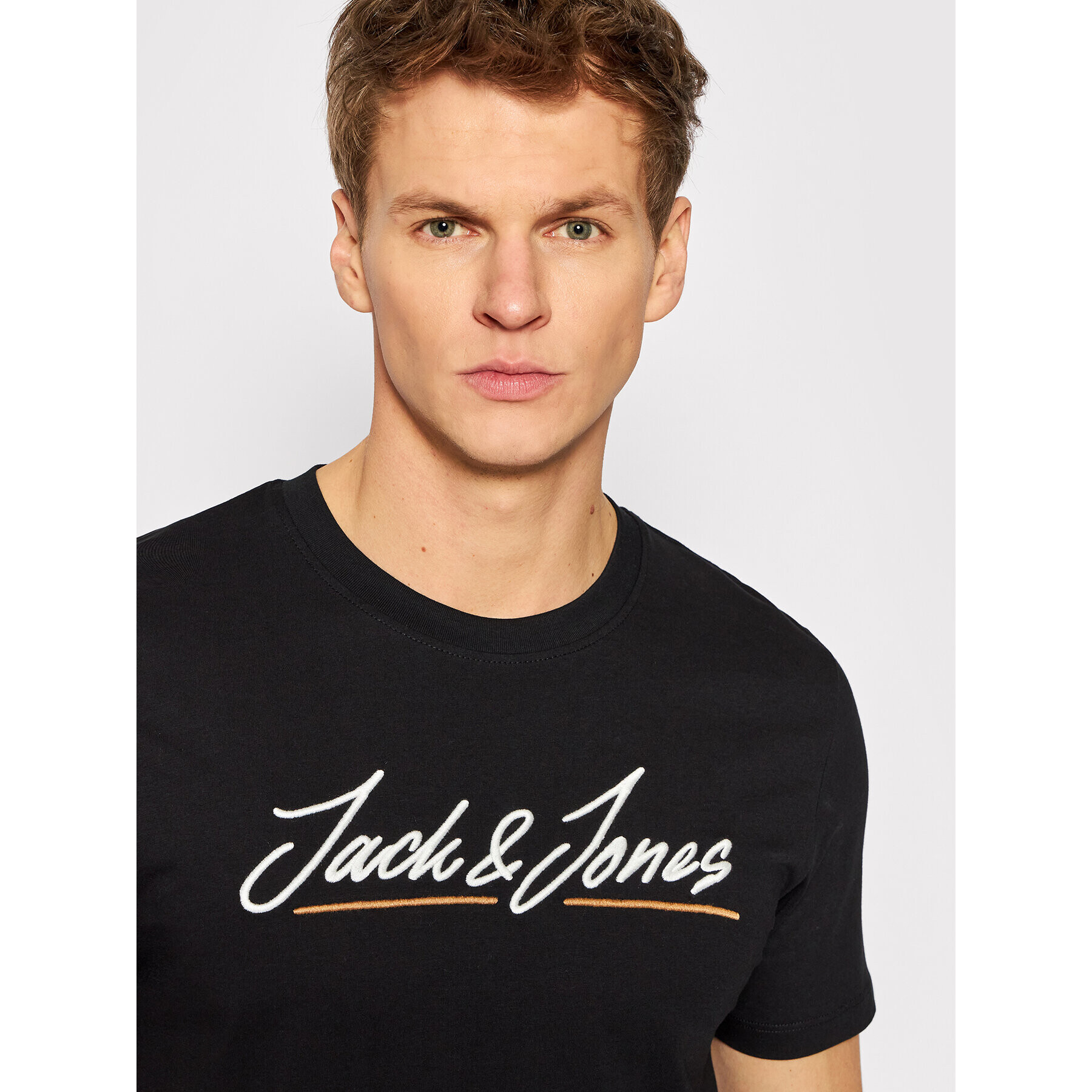 Jack&Jones Тишърт Tons 12205107 Черен Regular Fit - Pepit.bg