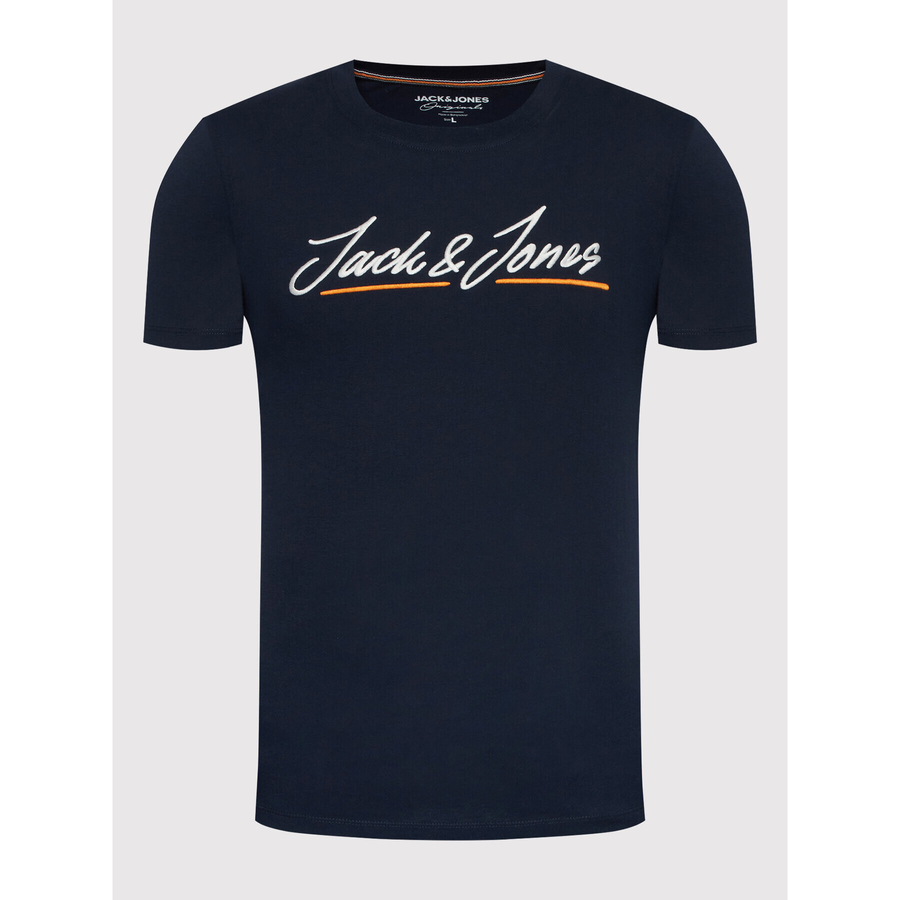 Jack&Jones Тишърт Tons 12205107 Тъмносин Regular Fit - Pepit.bg