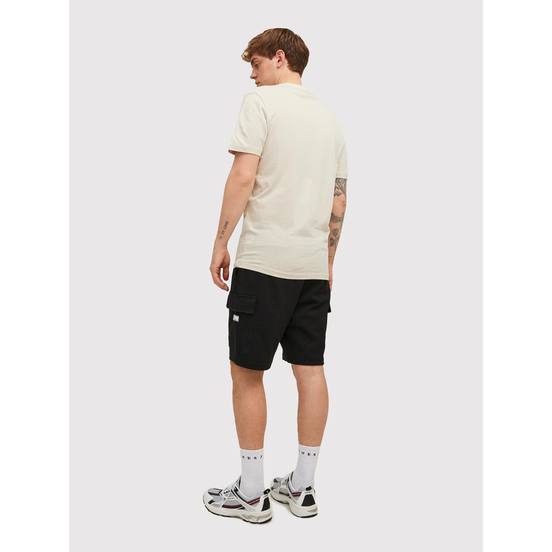 Jack&Jones Тишърт Track 12210420 Бежов Regular Fit - Pepit.bg