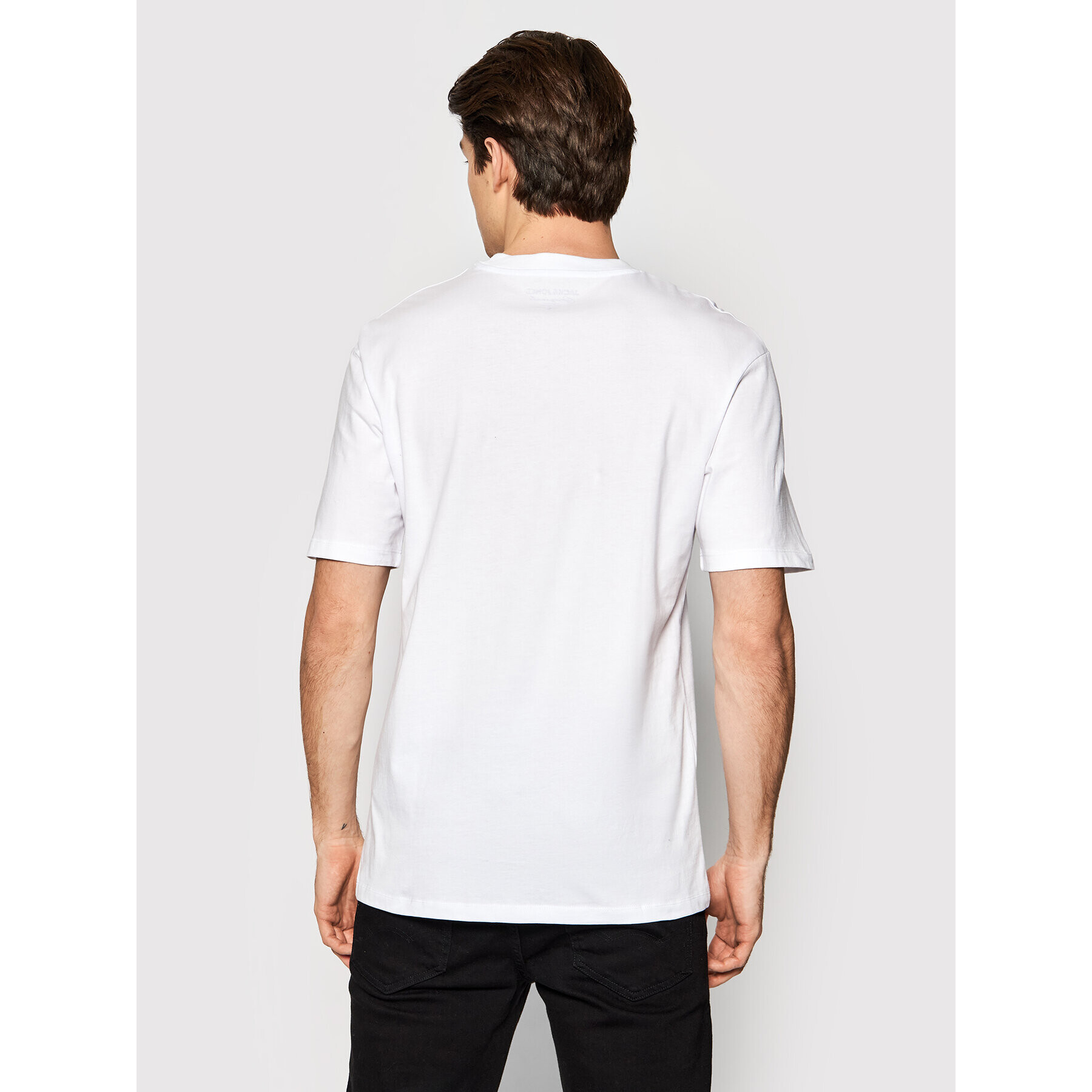 Jack&Jones Тишърт Worlds 12193963 Бял Relaxed Fit - Pepit.bg