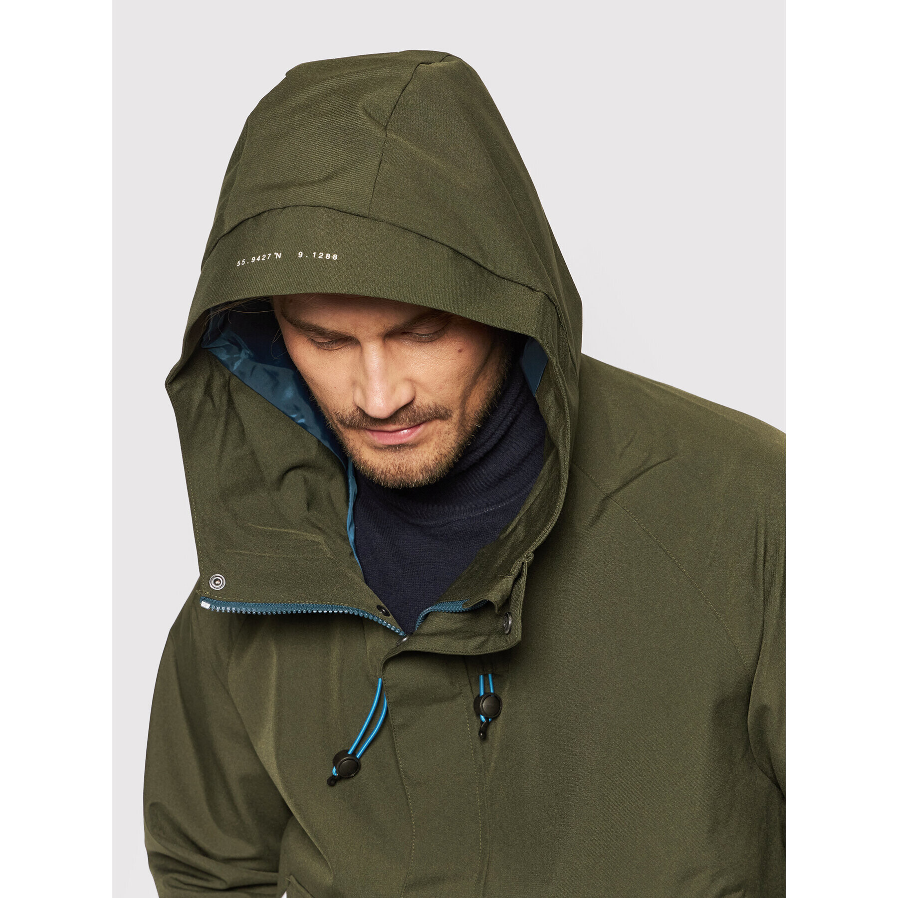 Jack&Jones Анорак Coluka 12193592 Зелен Regular Fit - Pepit.bg